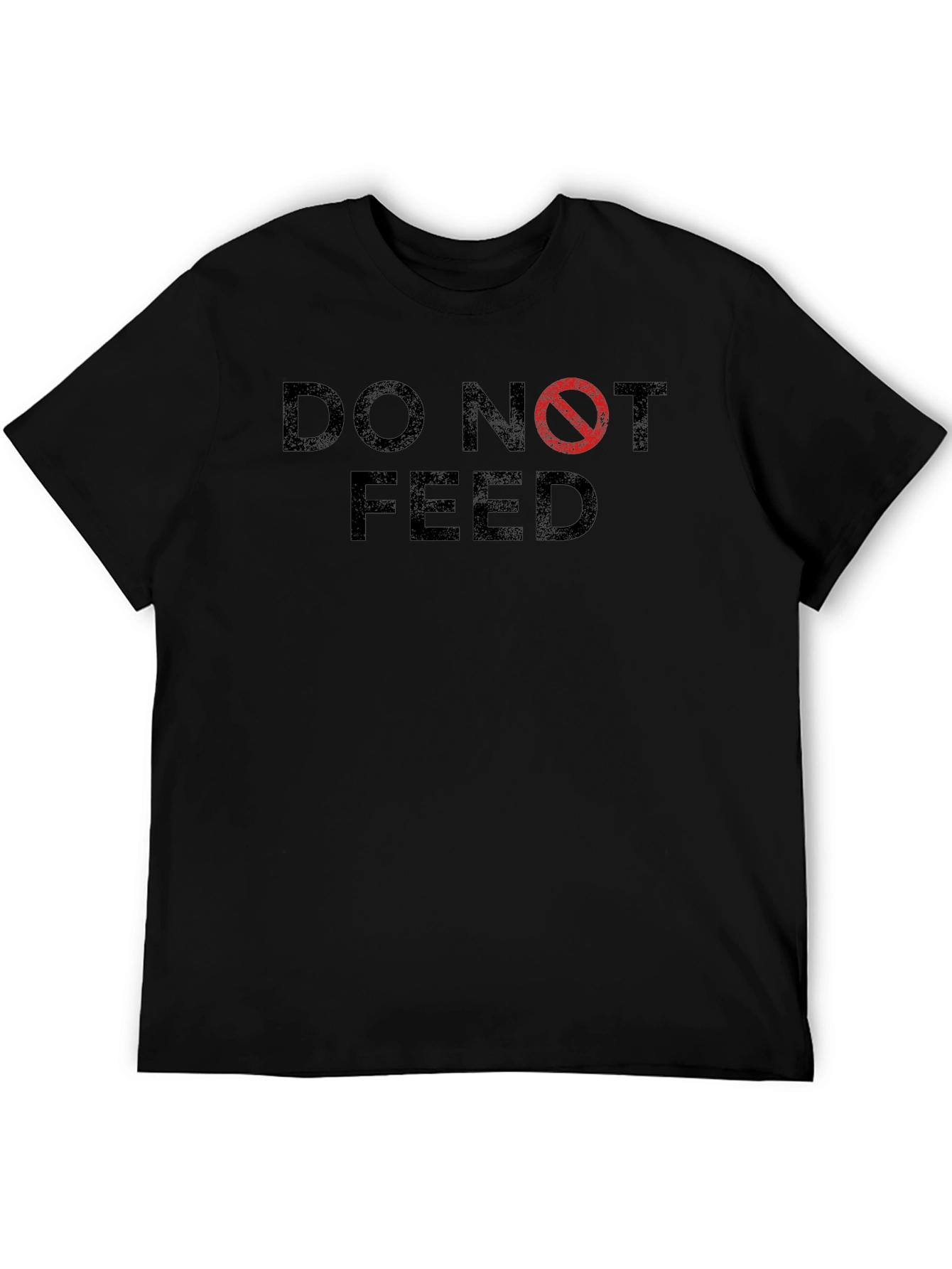 Do Not Feed Graphic Tee - Black