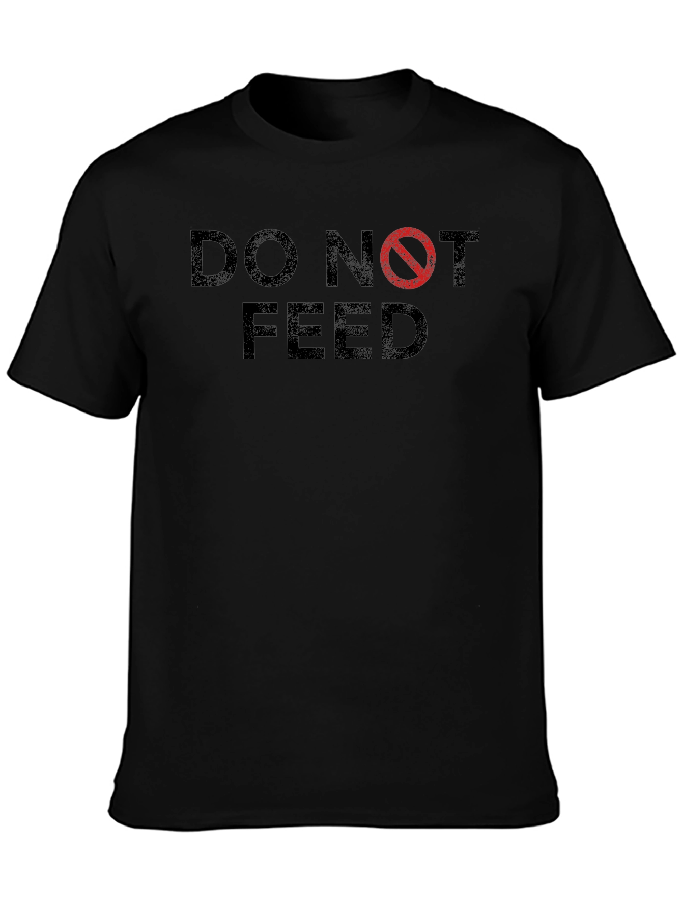 Do Not Feed Graphic Tee - Black