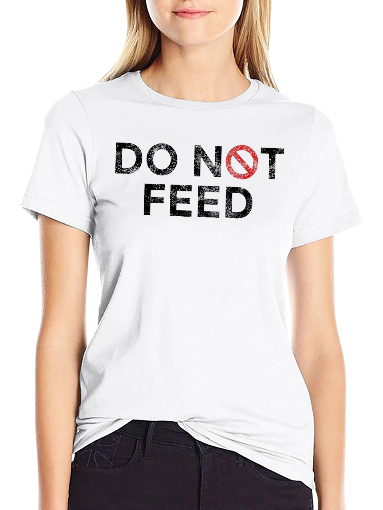 Do Not Feed Graphic Tee - Black