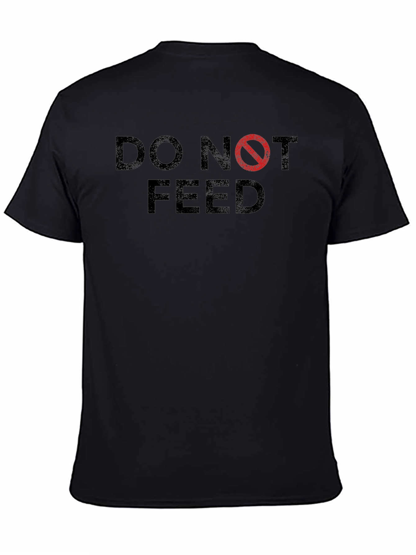 Do Not Feed Graphic Tee - Black
