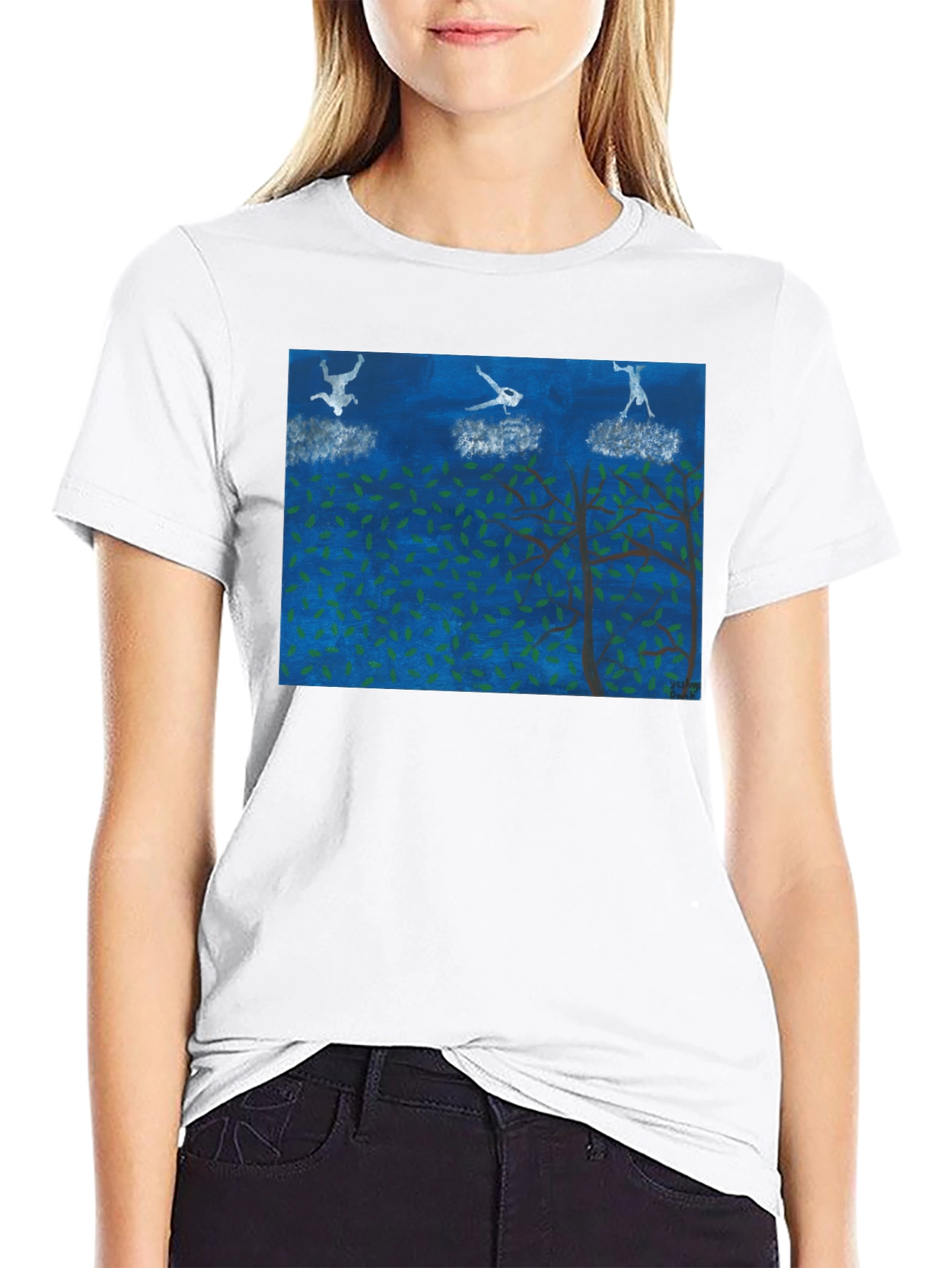 Surreal Skydiving Tee - Unique Art T-Shirt