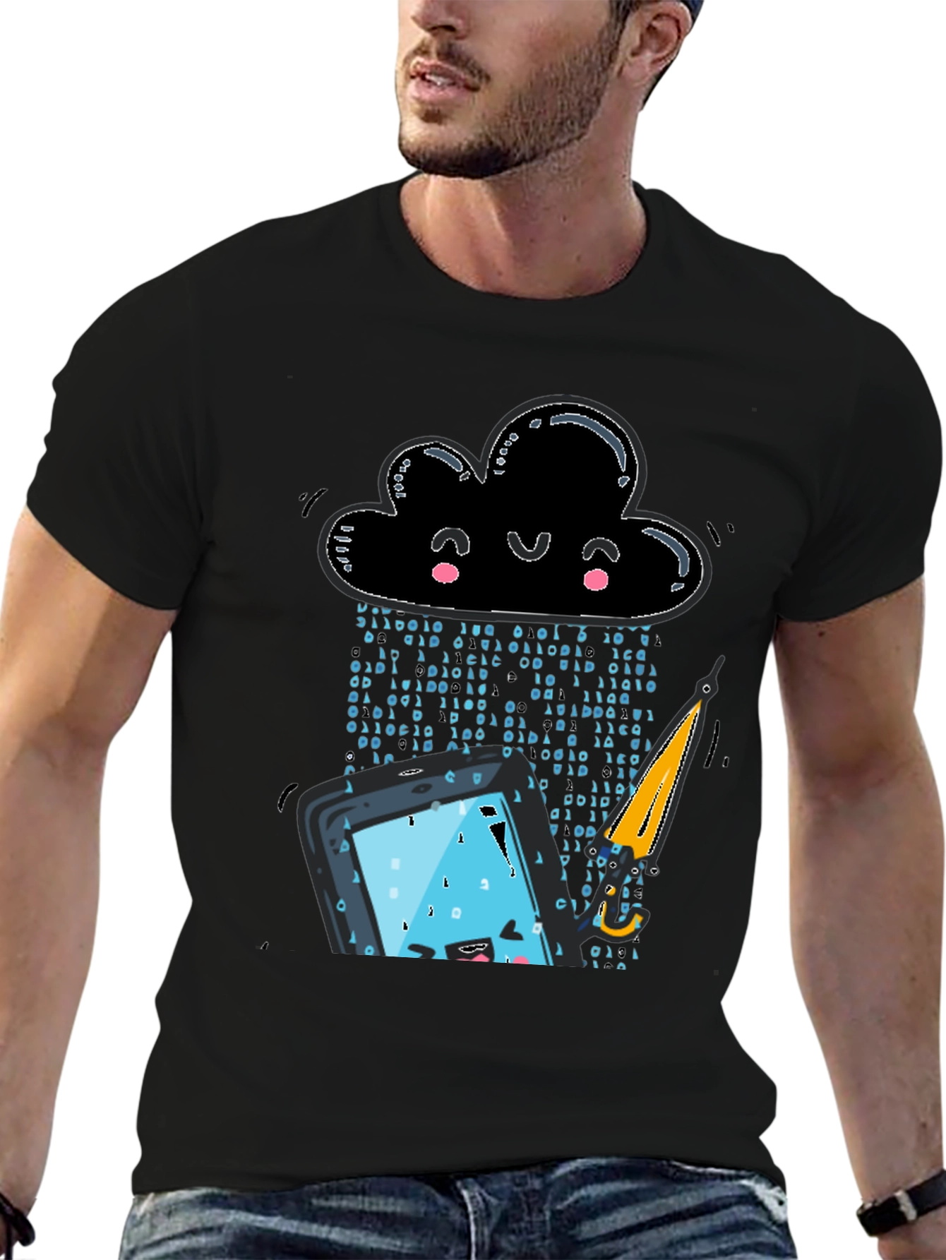 Funny Cloud Data Protection T-Shirt