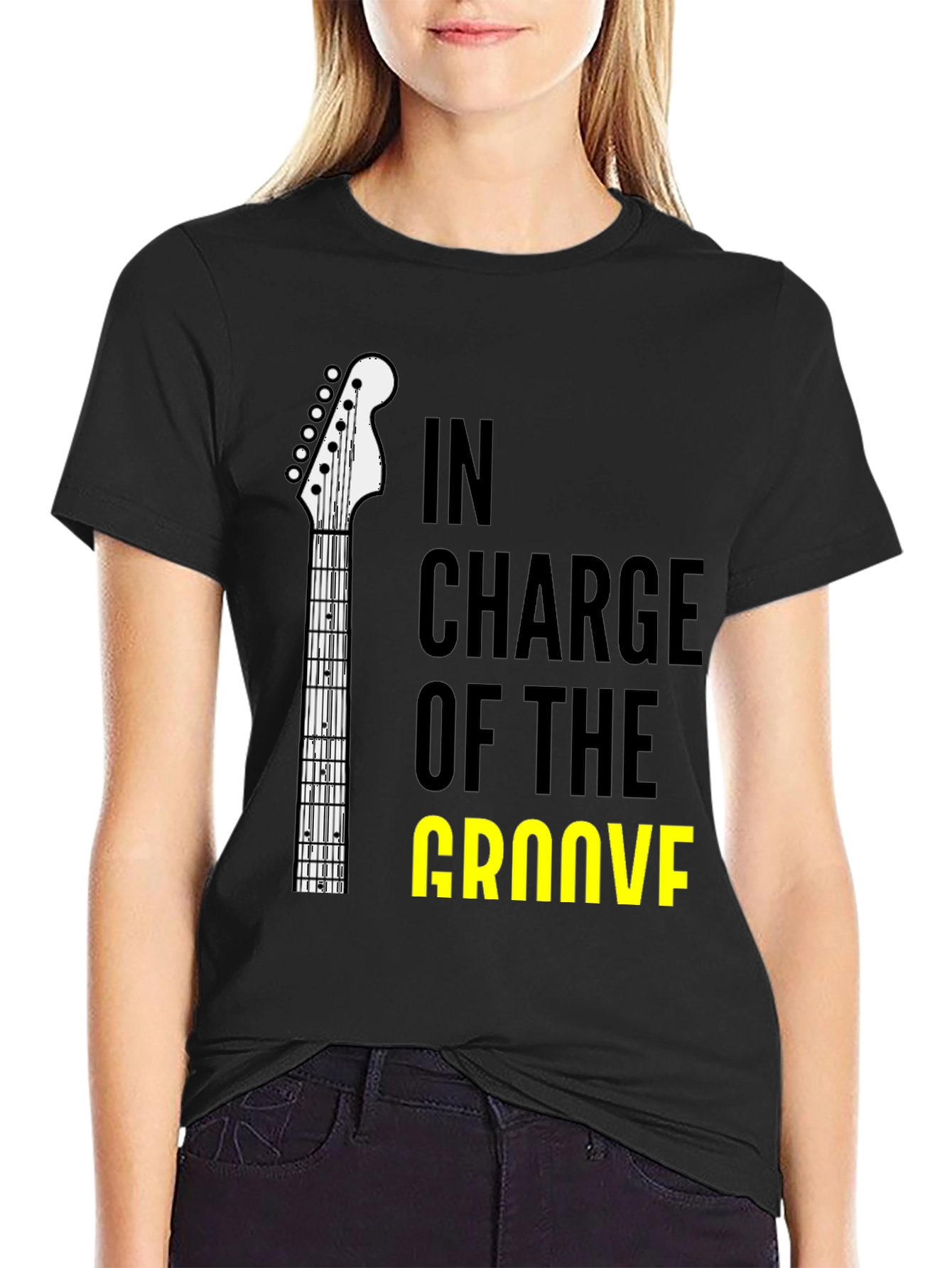 In Charge Of The Groove Guitar T-Shirt
