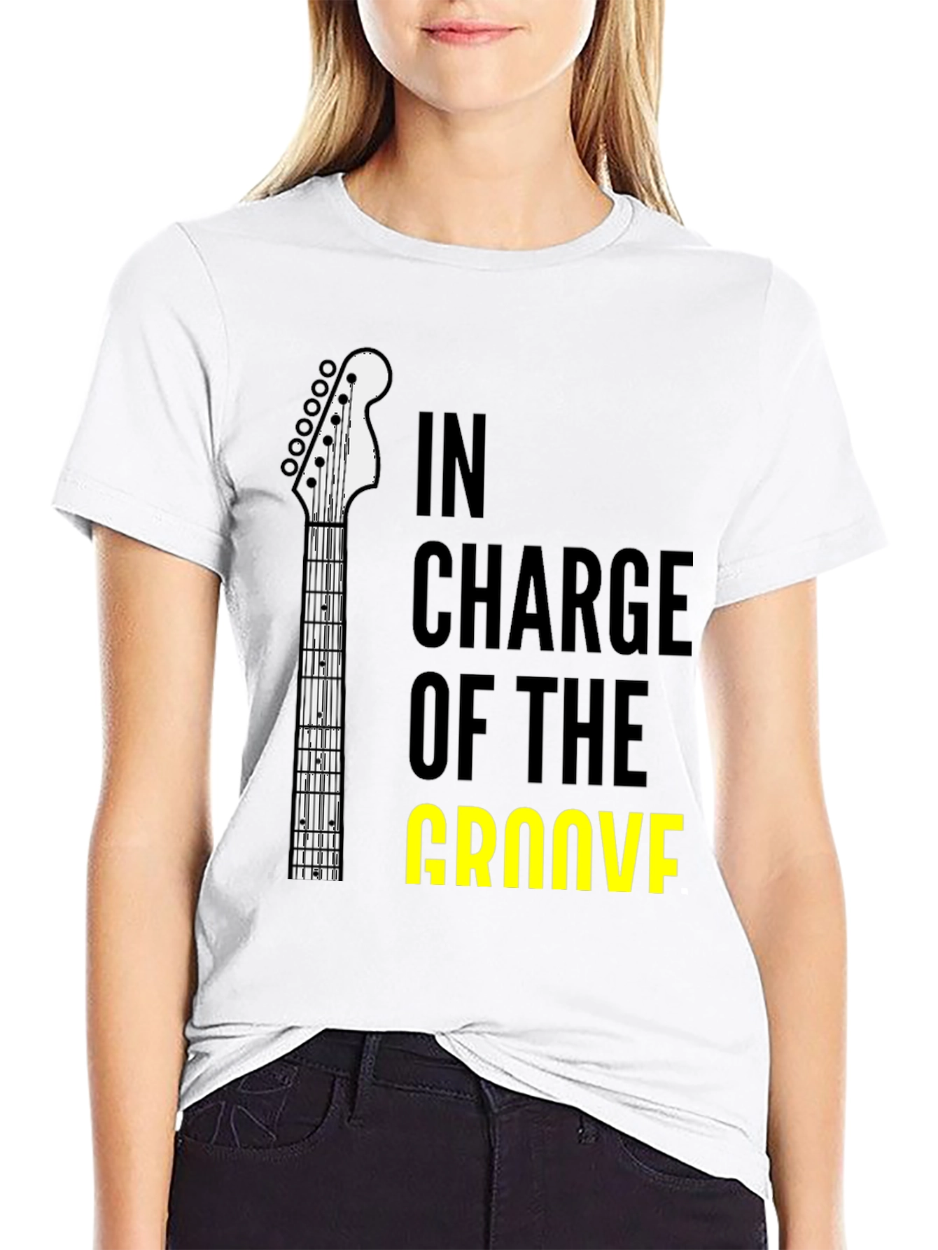 In Charge Of The Groove Guitar T-Shirt