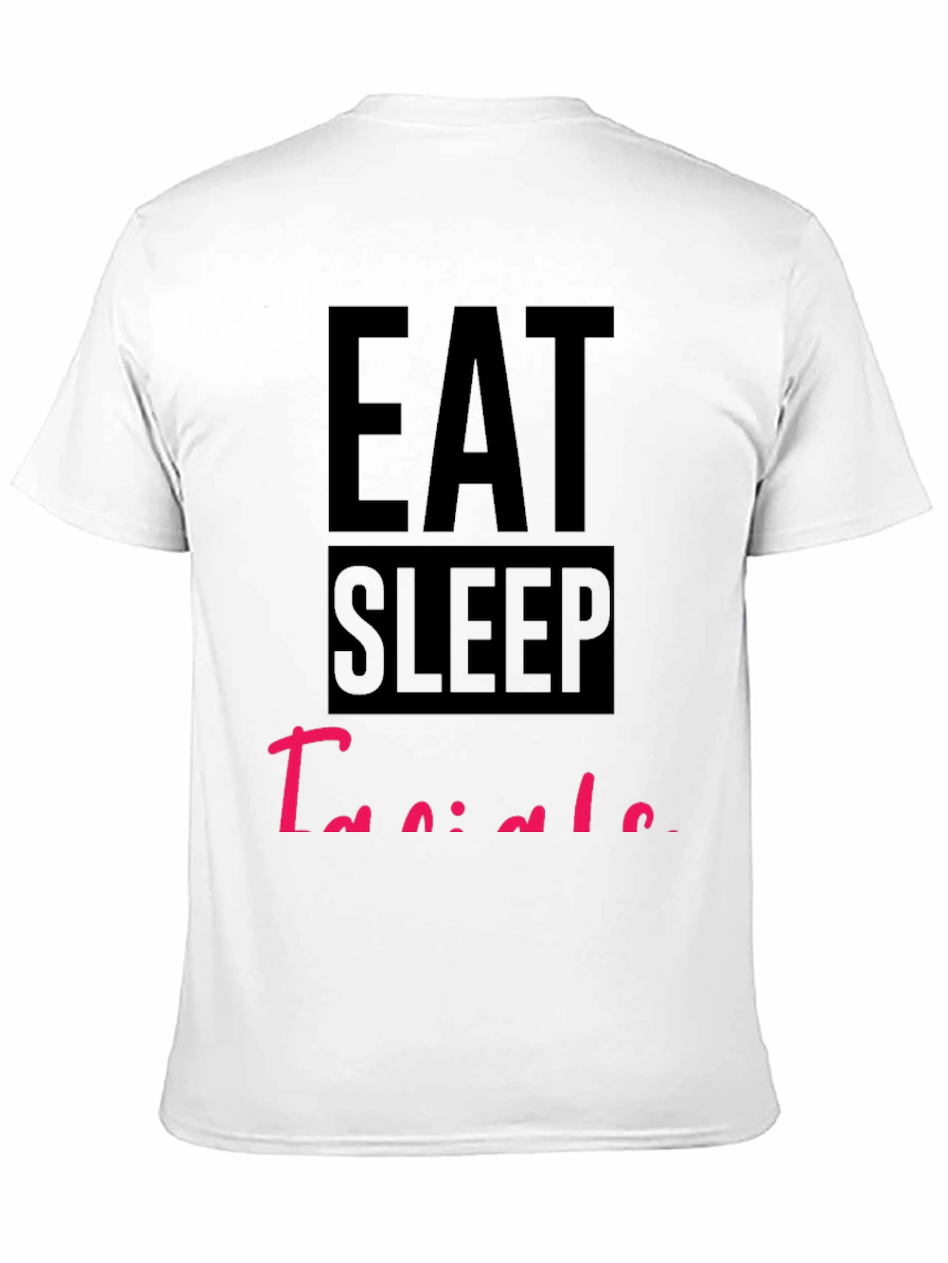 Eat Sleep Tequila Black Graphic Tee