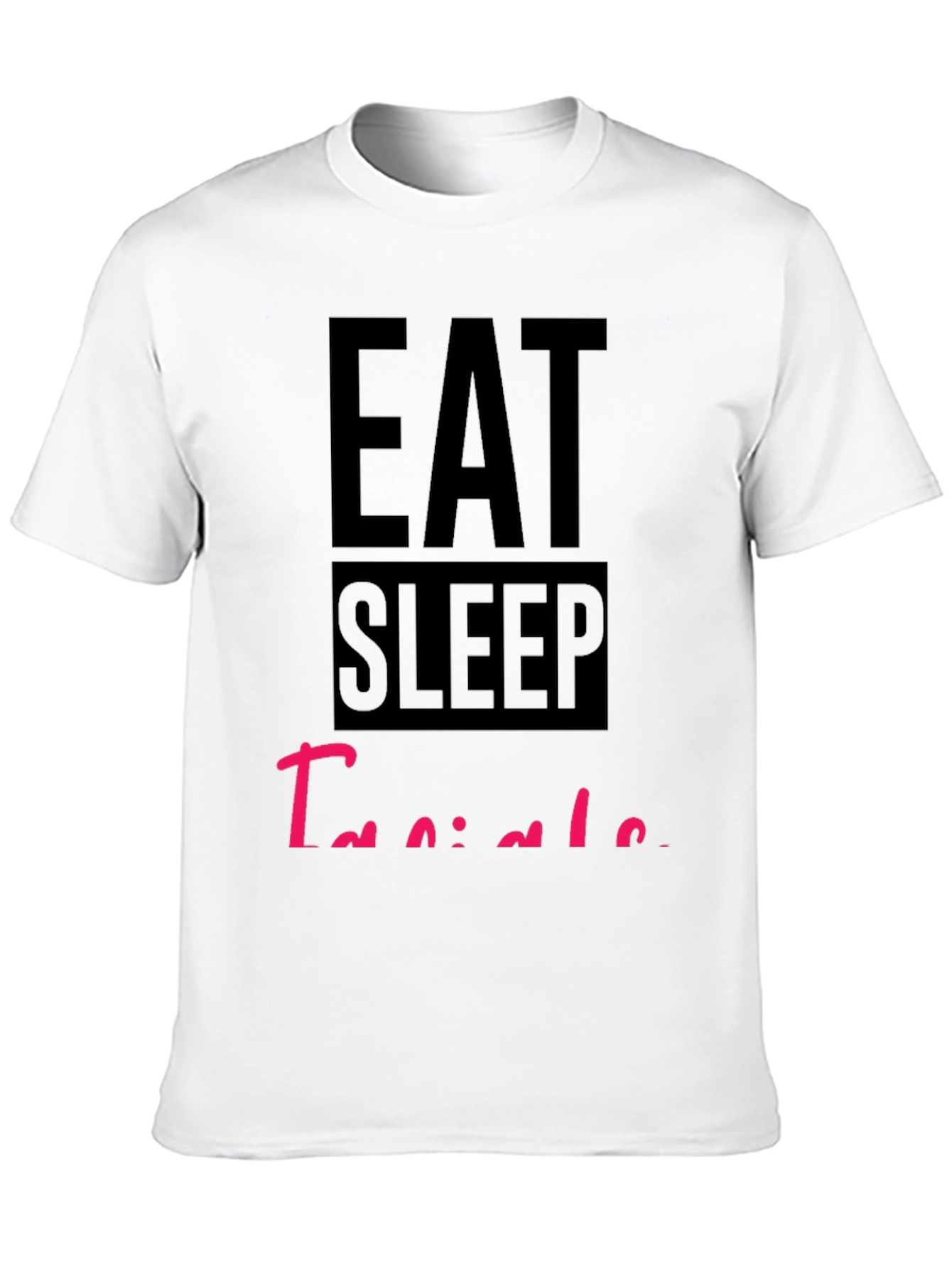 Eat Sleep Tequila Black Graphic Tee