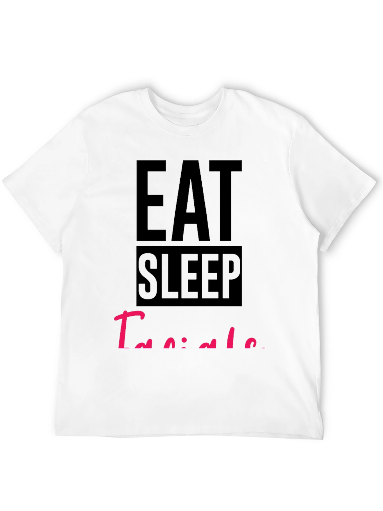 Eat Sleep Tequila Black Graphic Tee