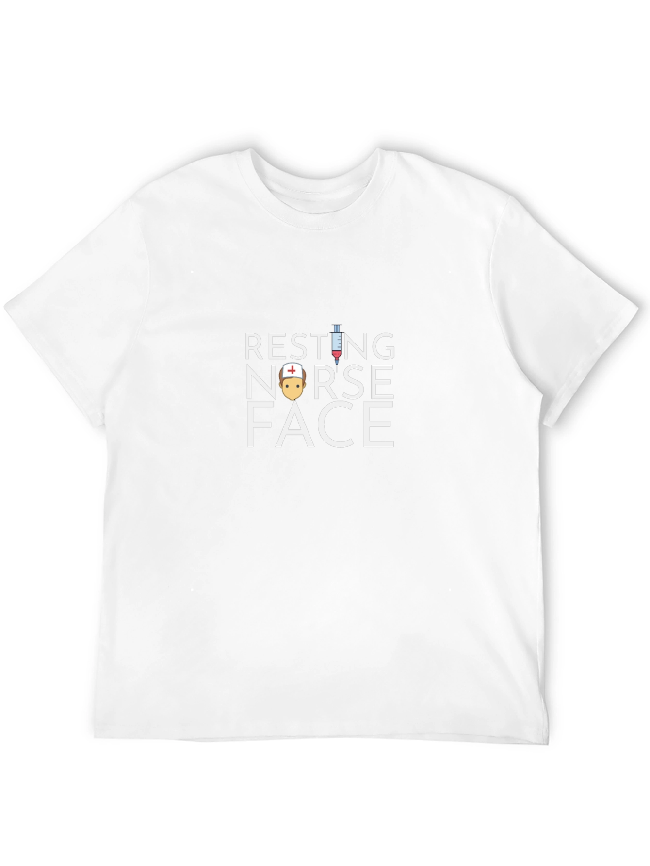 Resting Nurse Face Graphic T-Shirt