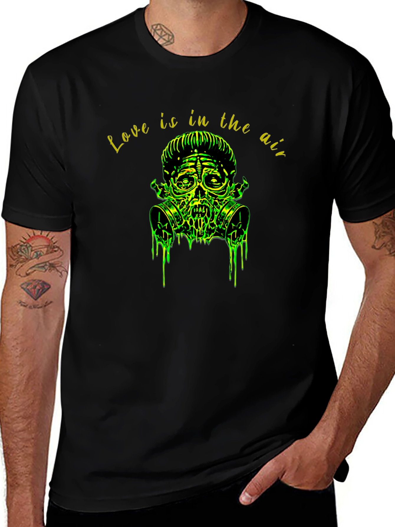 Toxic Love Graphic Tee - Mens Black T-Shirt
