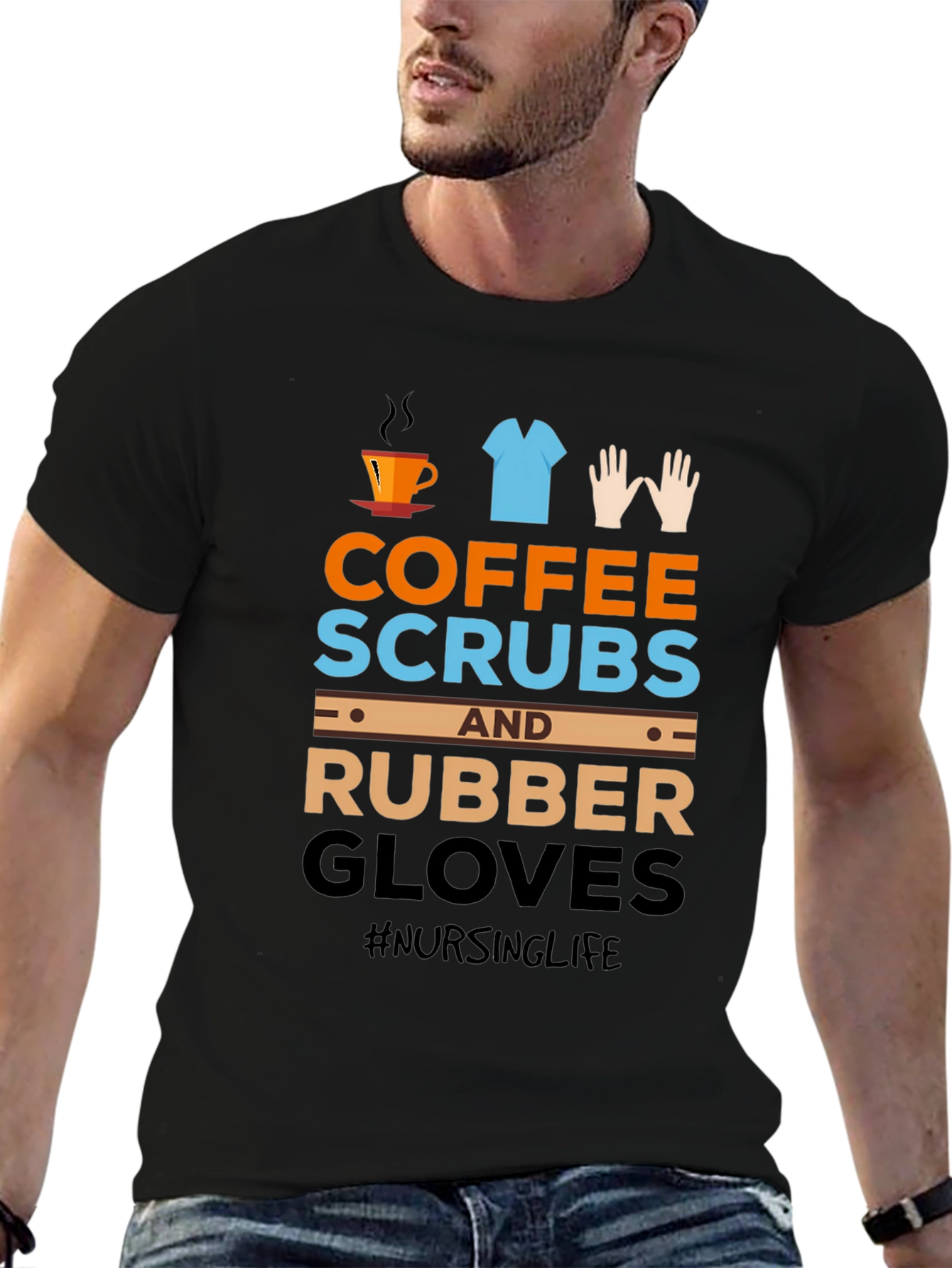 Coffee Scrubs & Rubber Gloves T-Shirt