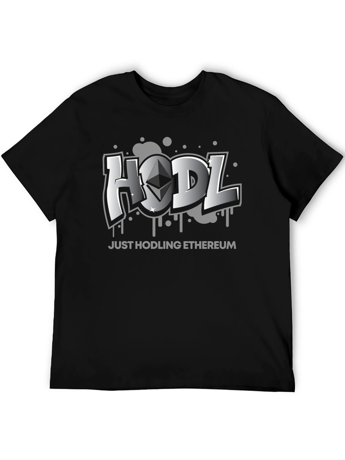 HODL Ethereum Crypto Black T-Shirt