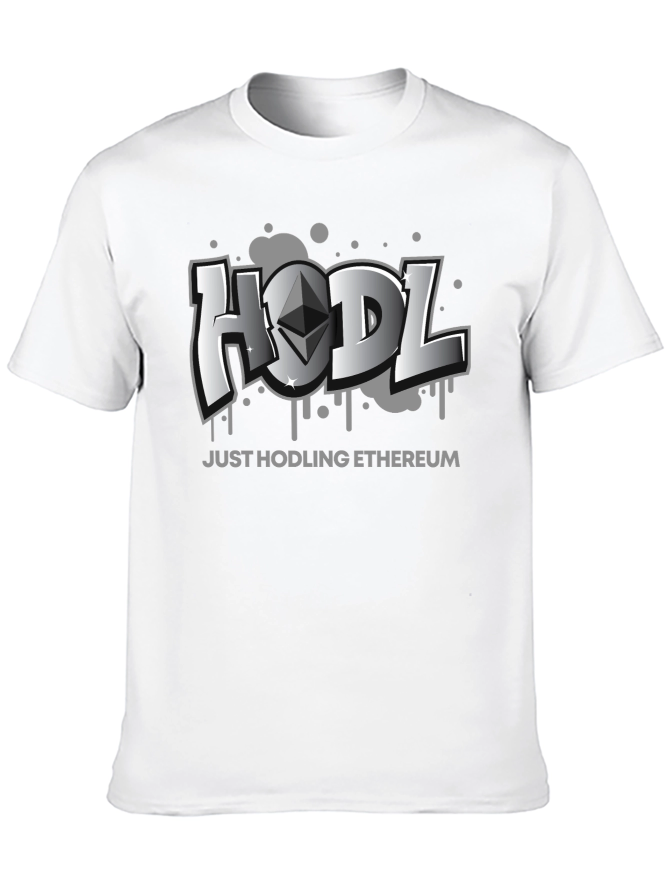 HODL Ethereum Crypto Black T-Shirt