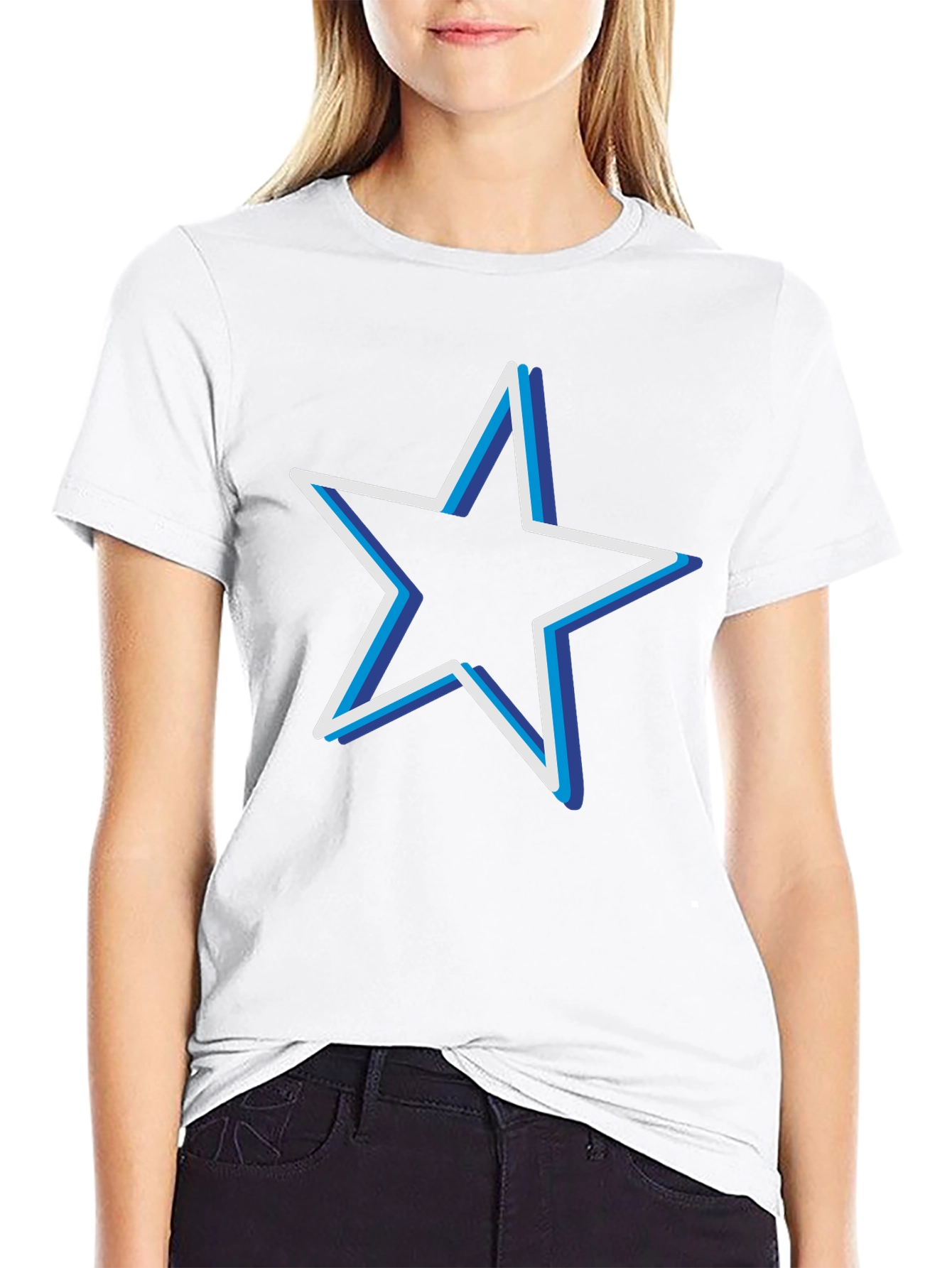 Star Graphic T-Shirt - Cool Modern Design