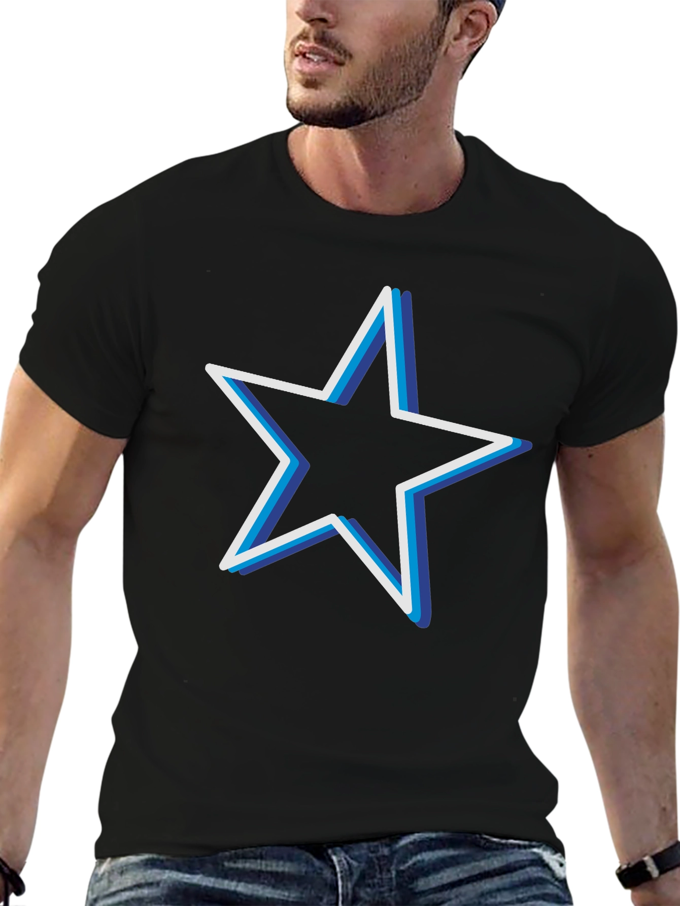 Star Graphic T-Shirt - Cool Modern Design