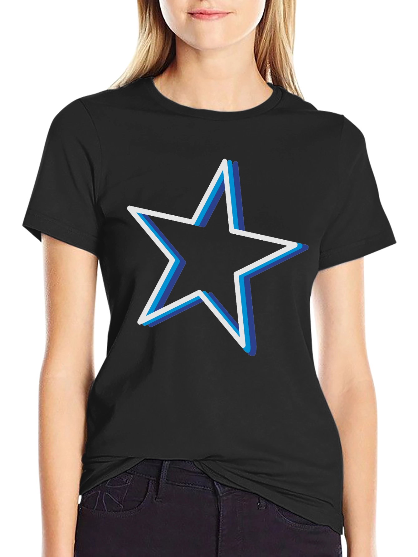 Star Graphic T-Shirt - Cool Modern Design