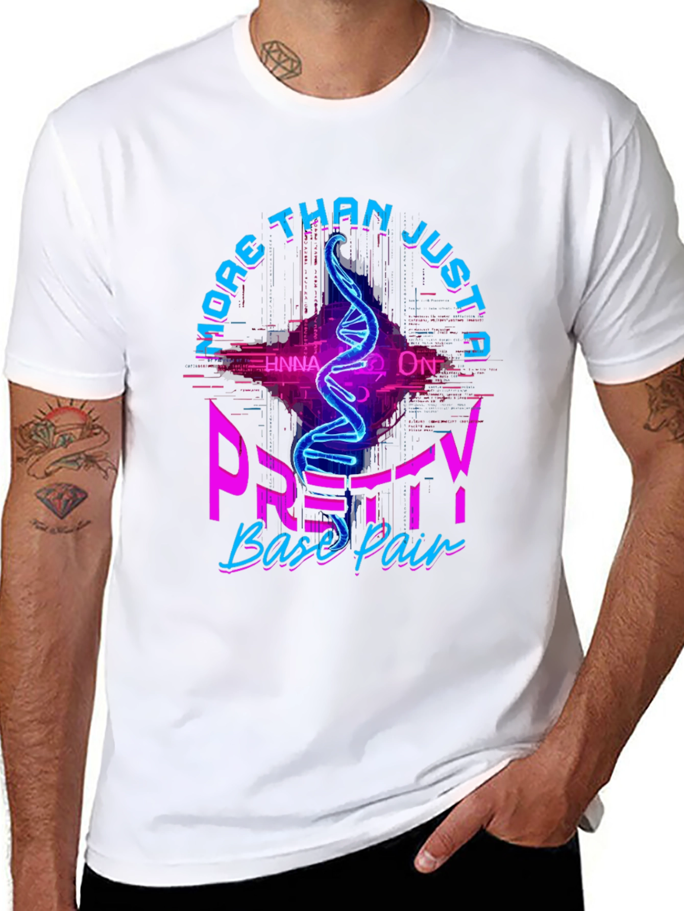 DNA Pretty Base Pair Graphic T-Shirt