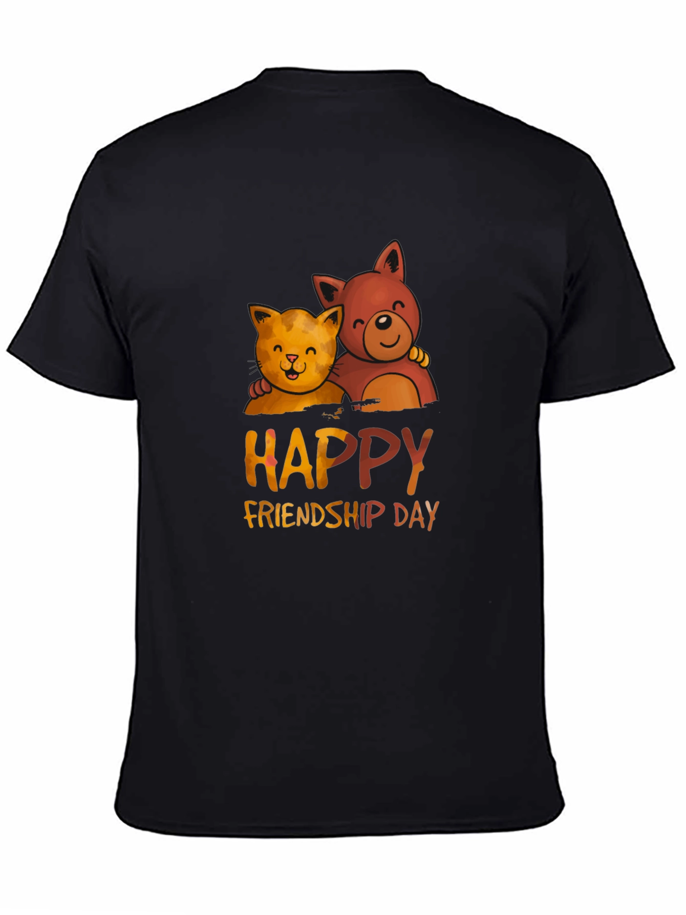 Happy Friendship Day T-Shirt with Cats