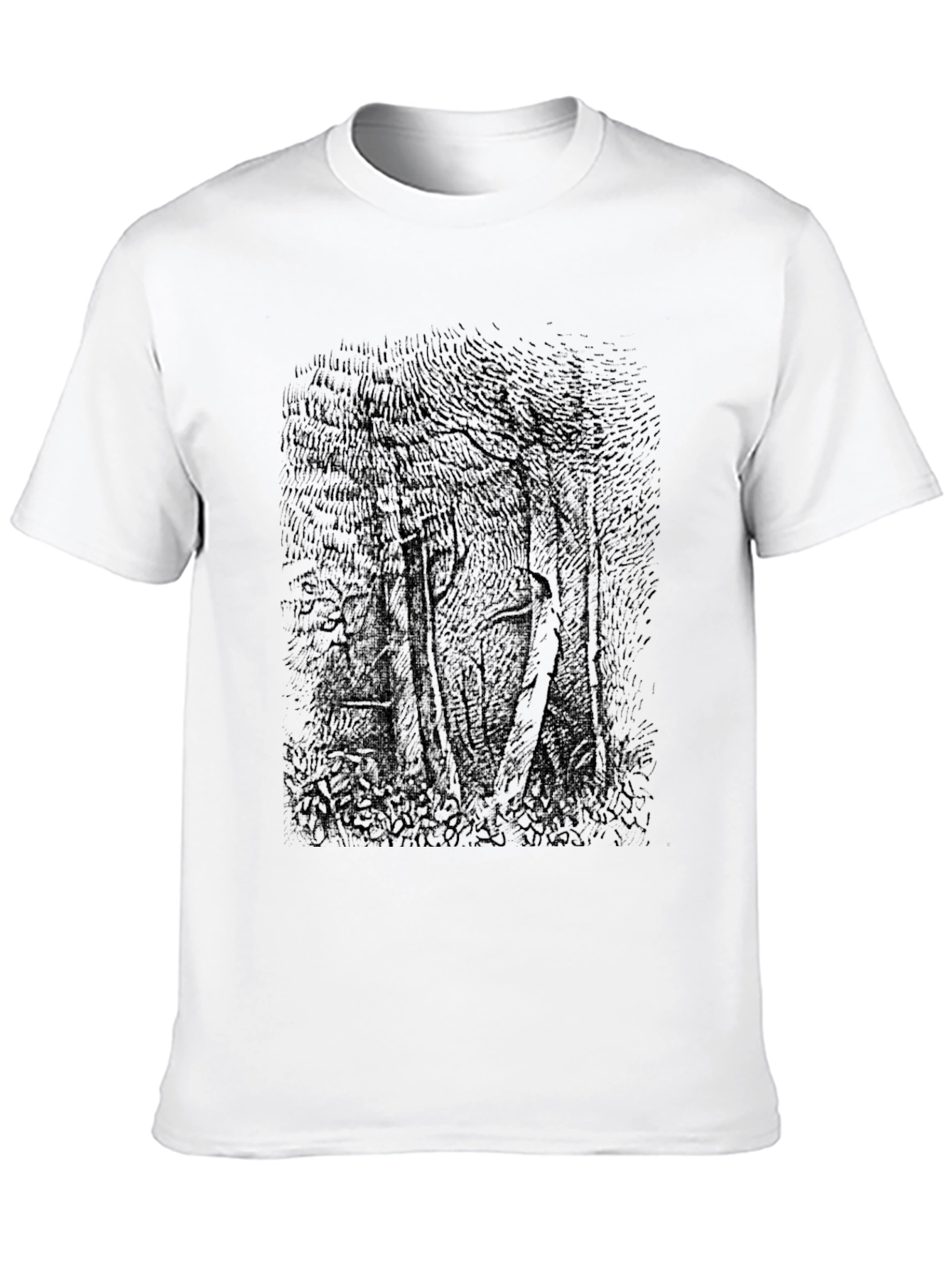 Dark Forest Graphic Tee - Unisex Black T-Shirt