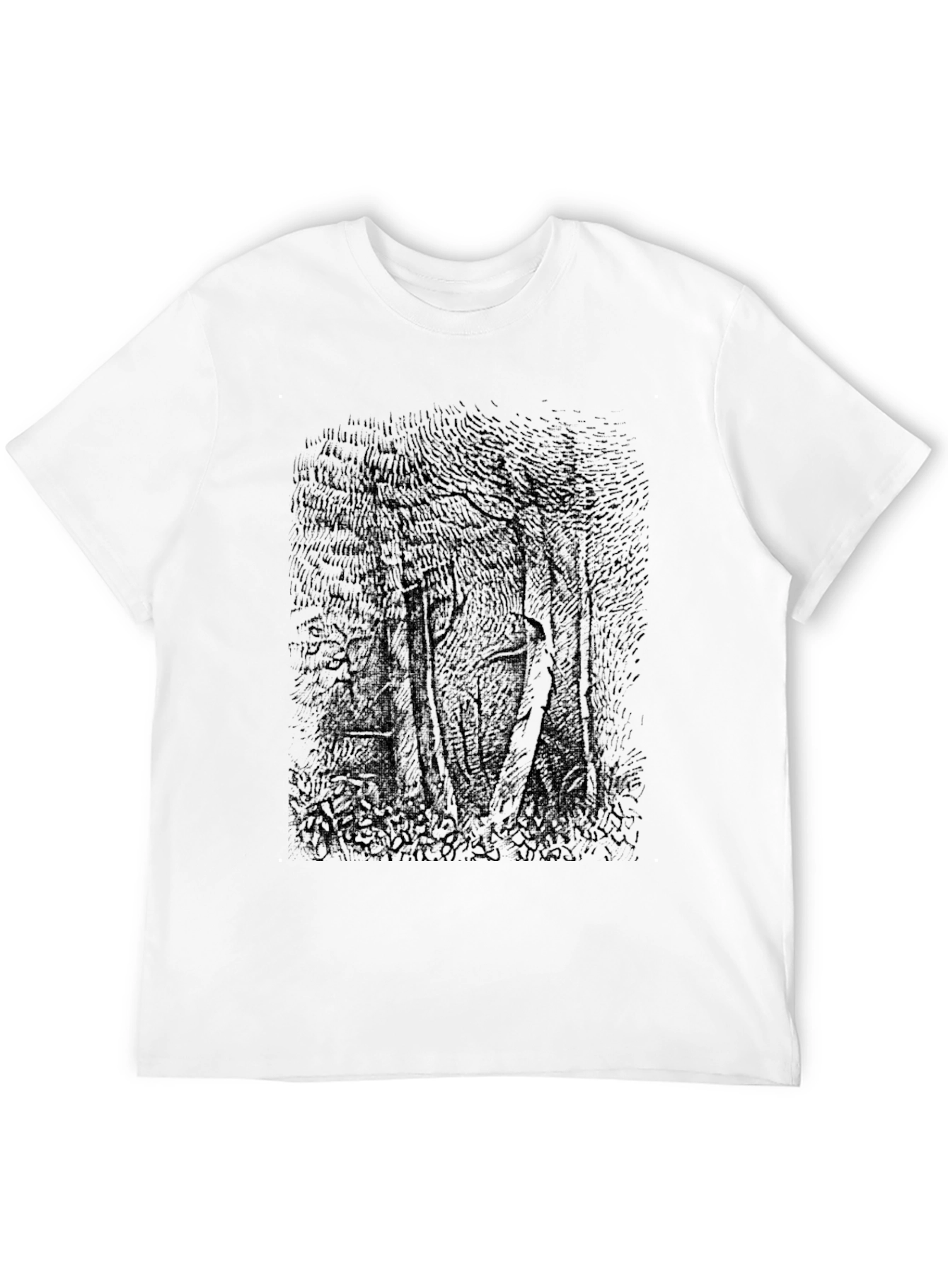 Dark Forest Graphic Tee - Unisex Black T-Shirt
