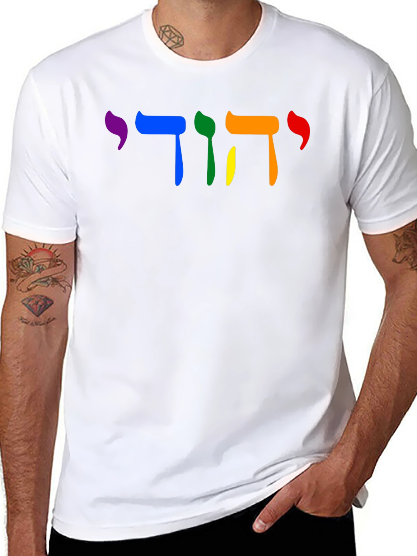 Rainbow Jewish Pride T-Shirt