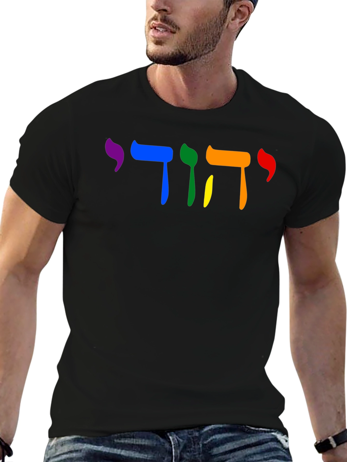 Rainbow Jewish Pride T-Shirt