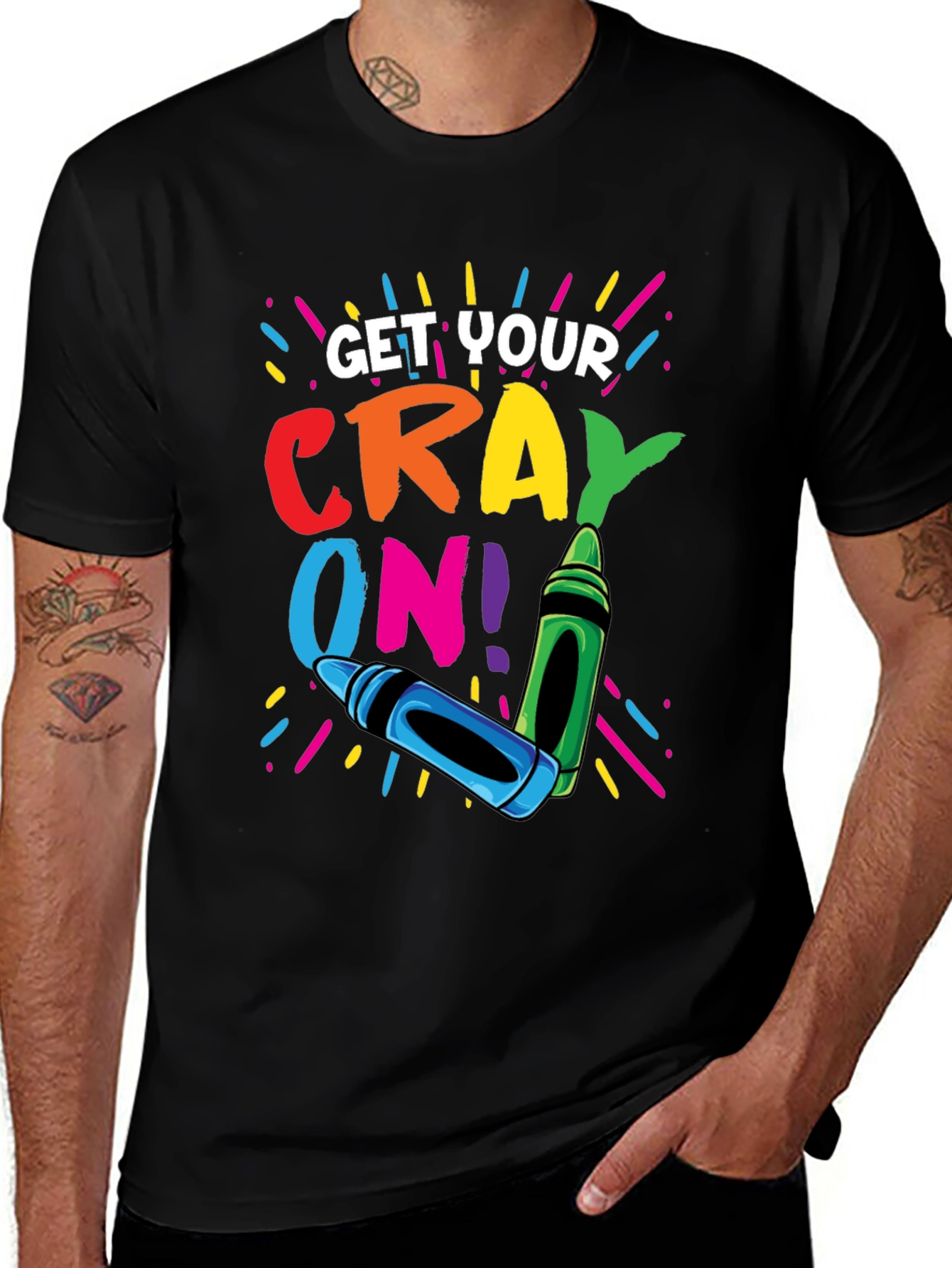 Get Your Crayon On! Graphic T-Shirt