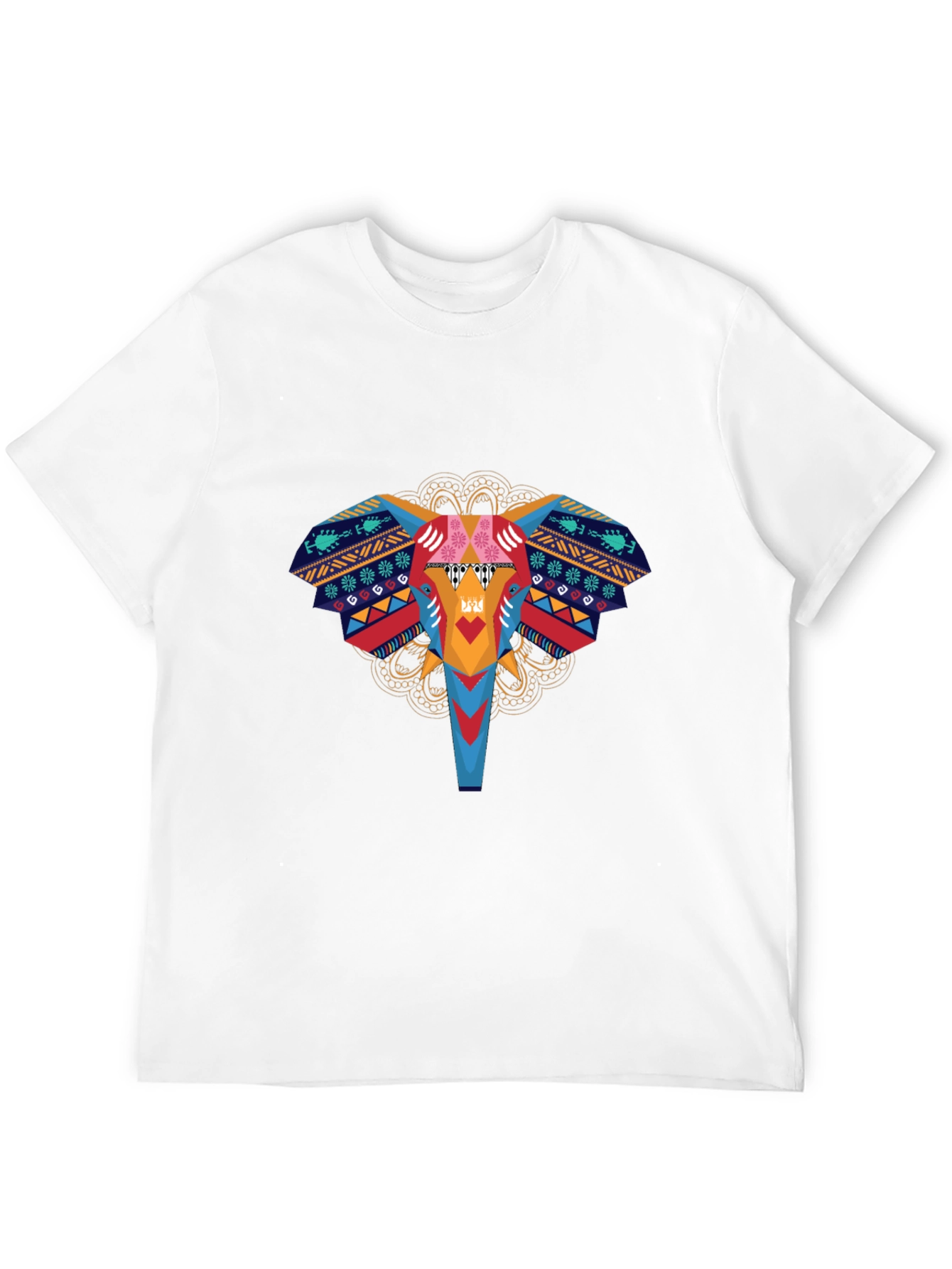 Elephant Graphic Print T-Shirt