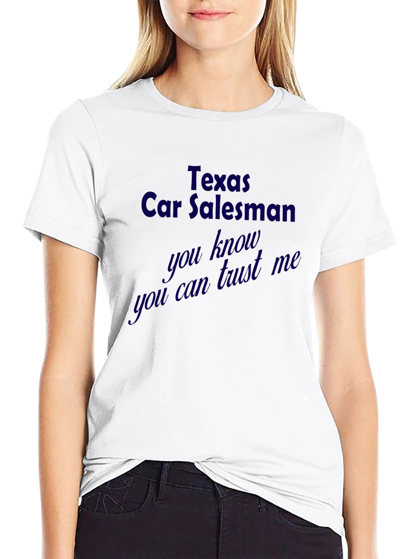 Texas Car Salesman Novelty Graphic Tee
