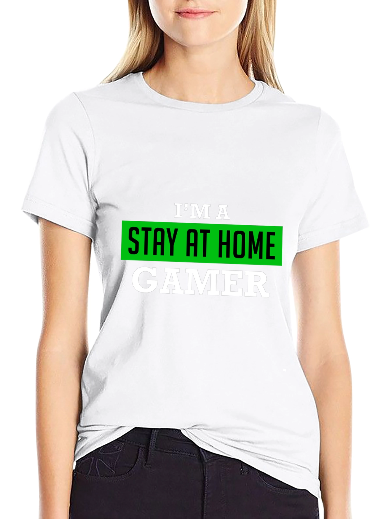 Stay At Home Gamer T-Shirt - Black