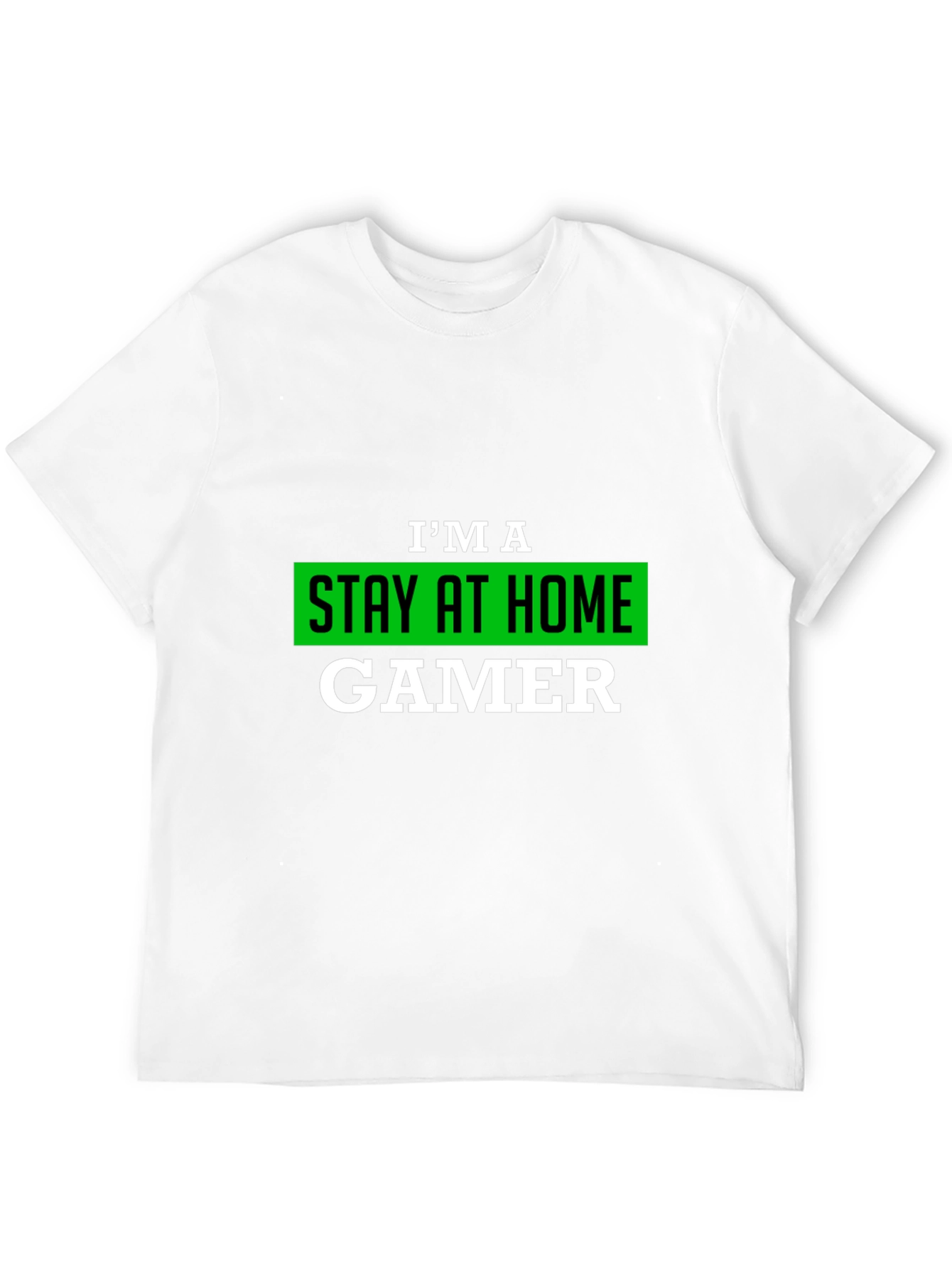 Stay At Home Gamer T-Shirt - Black