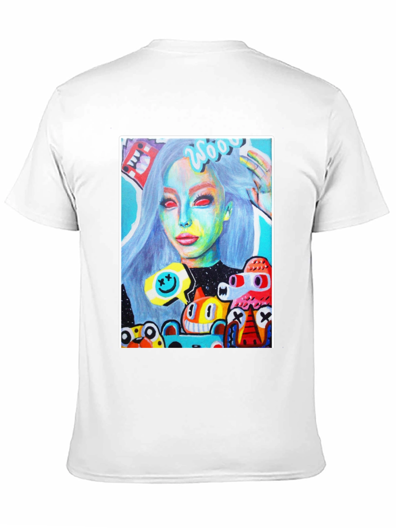 Artistic Graphic Tee - Unique Pop Art Design