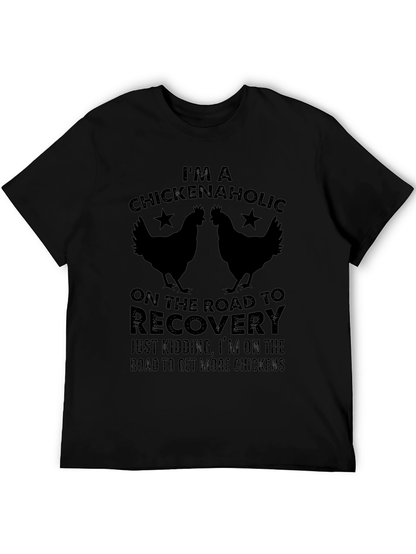 Chickenaholic T-Shirt Funny Chicken Lover Tee