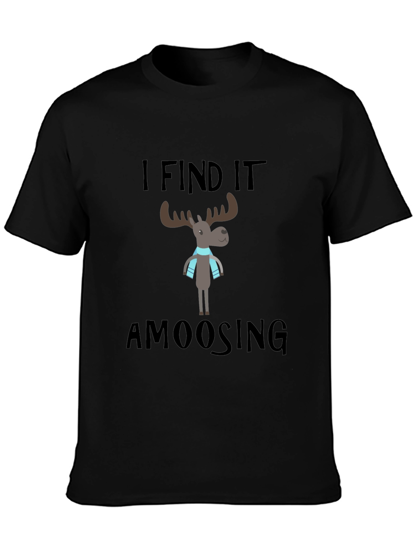 Amoosing Graphic Tee - Funny Moose Design