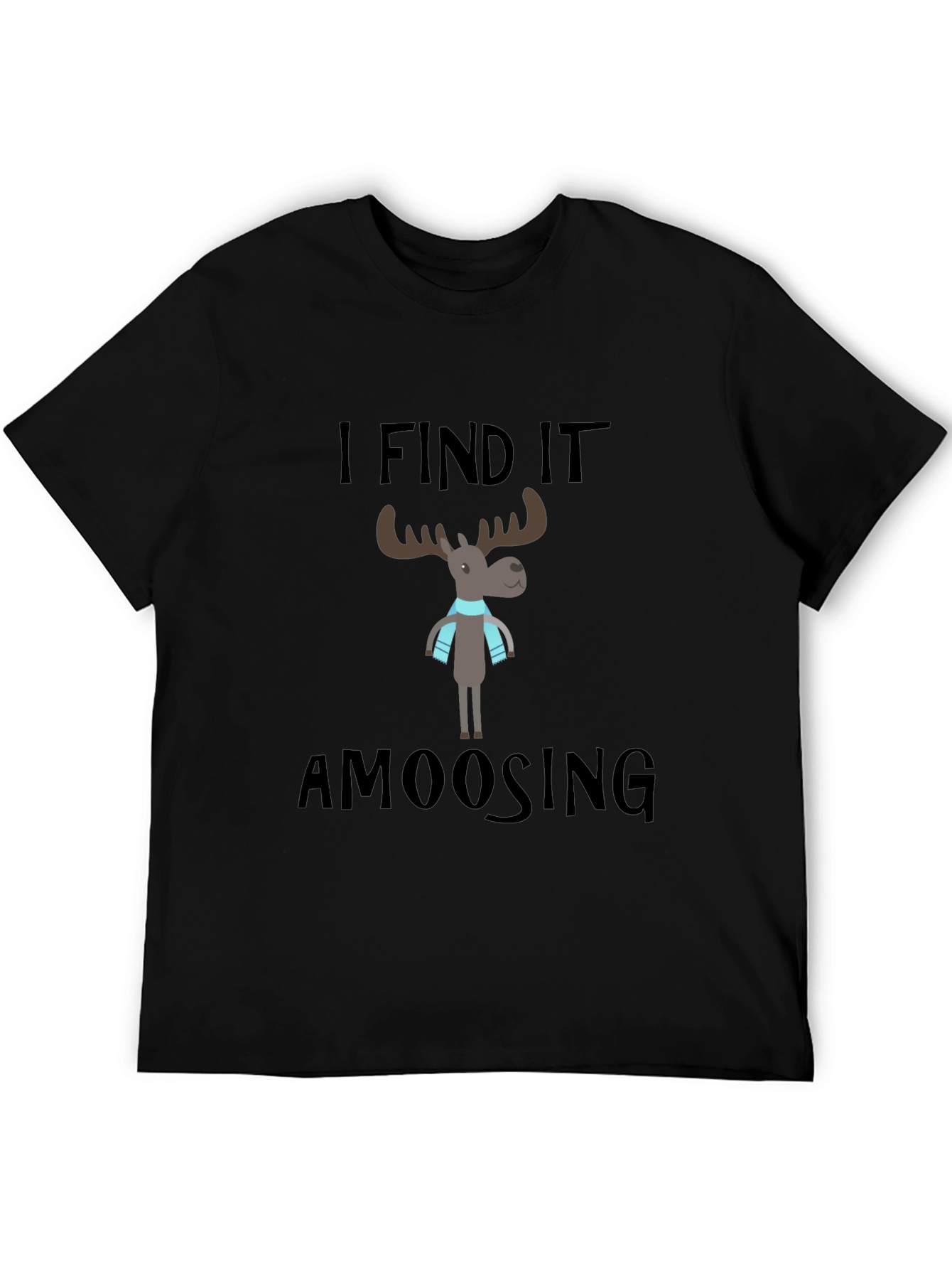 Amoosing Graphic Tee - Funny Moose Design