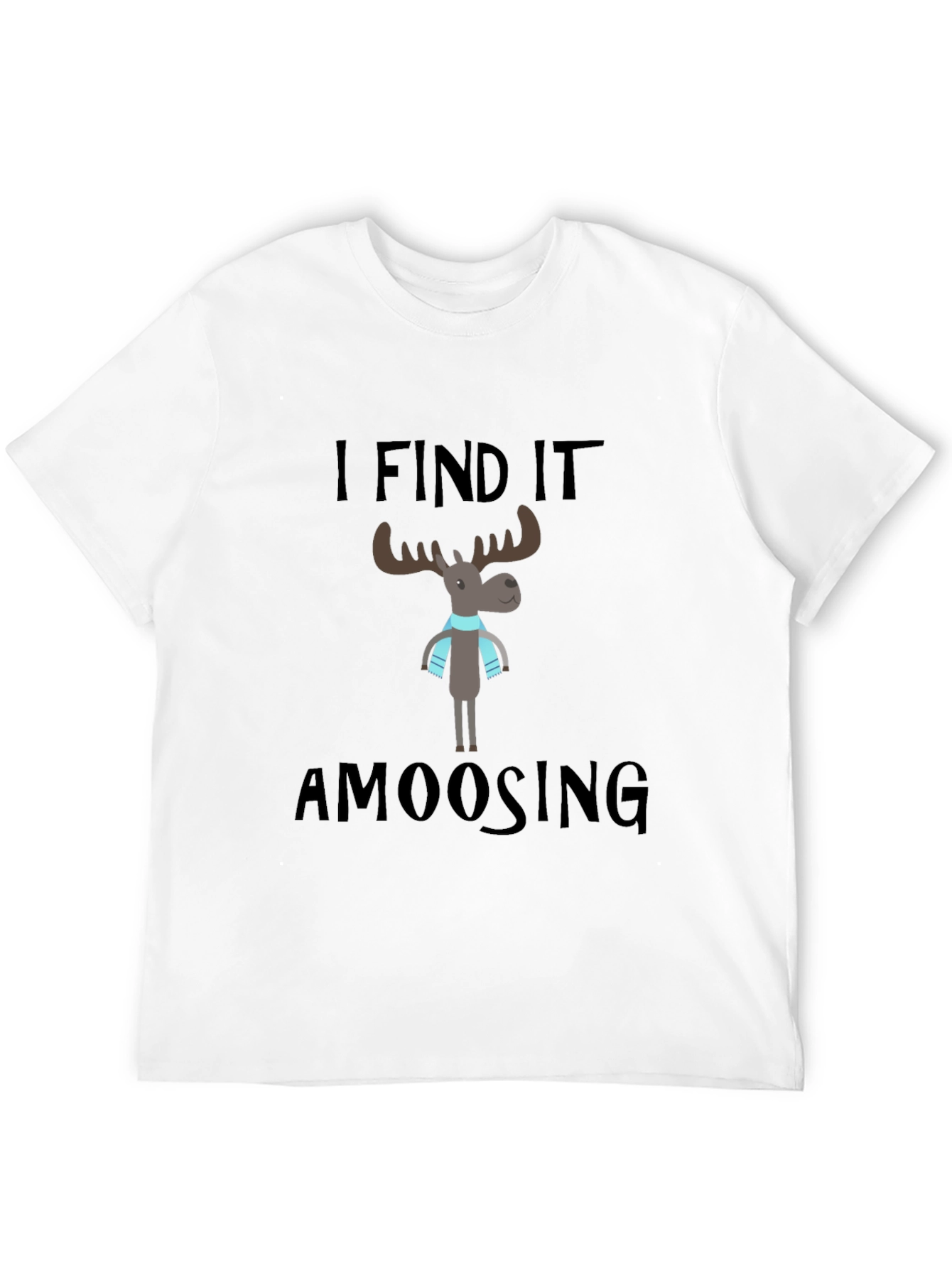 Amoosing Graphic Tee - Funny Moose Design