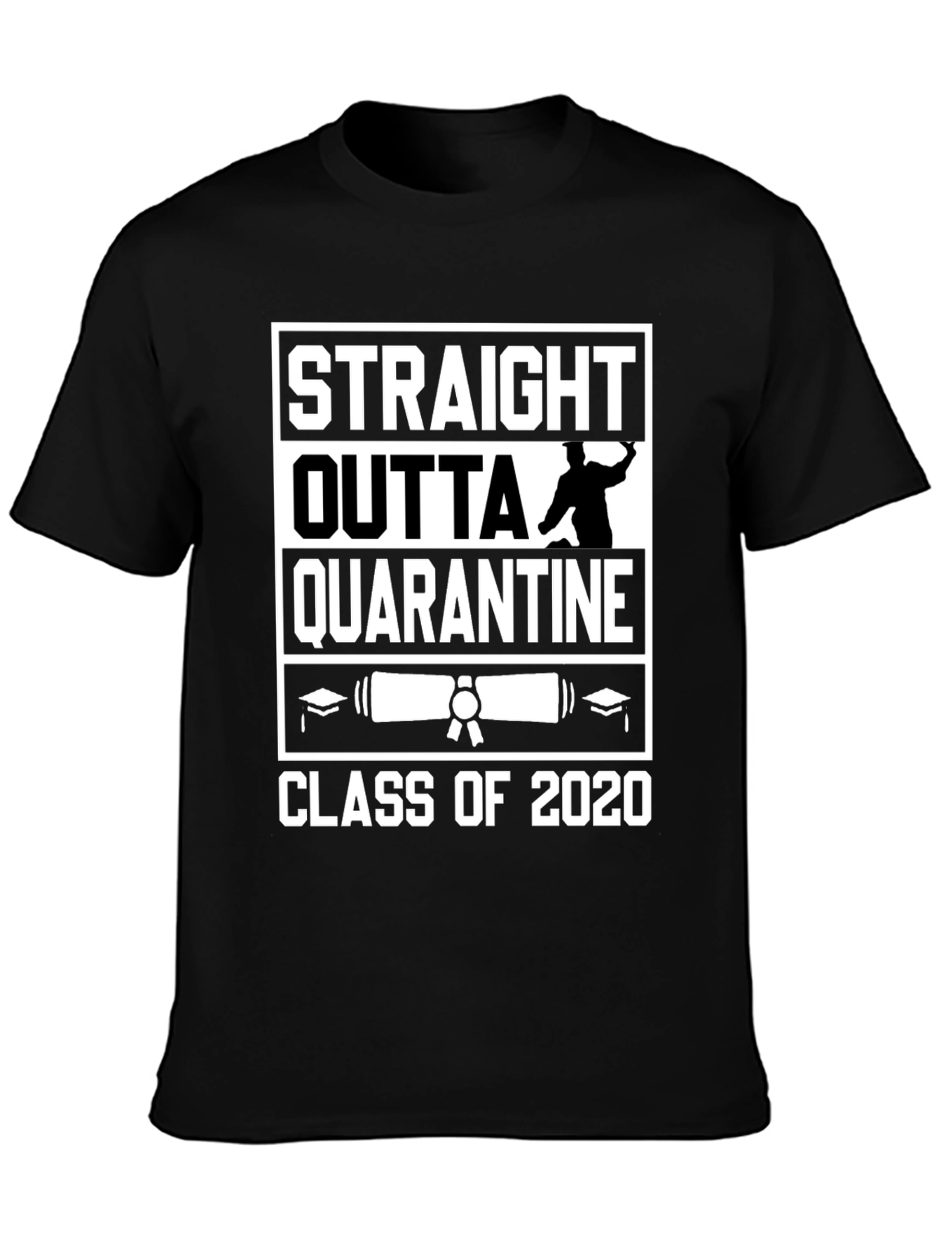 Straight Outta Quarantine Class of 2020 T-Shirt