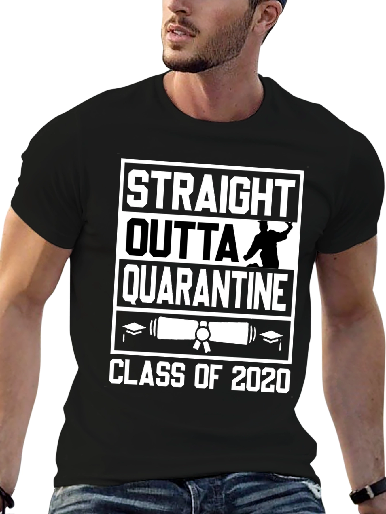 Straight Outta Quarantine Class of 2020 T-Shirt