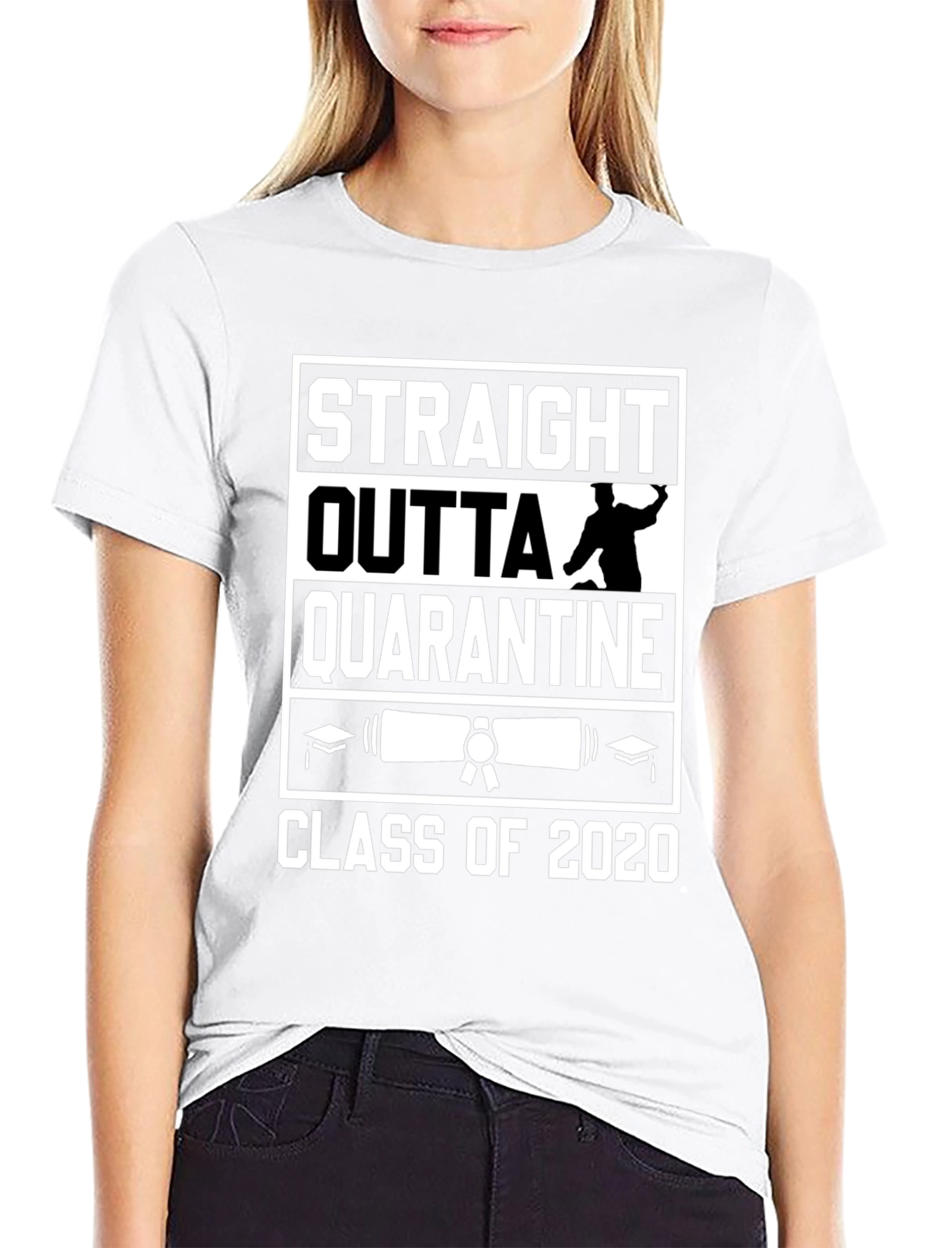 Straight Outta Quarantine Class of 2020 T-Shirt