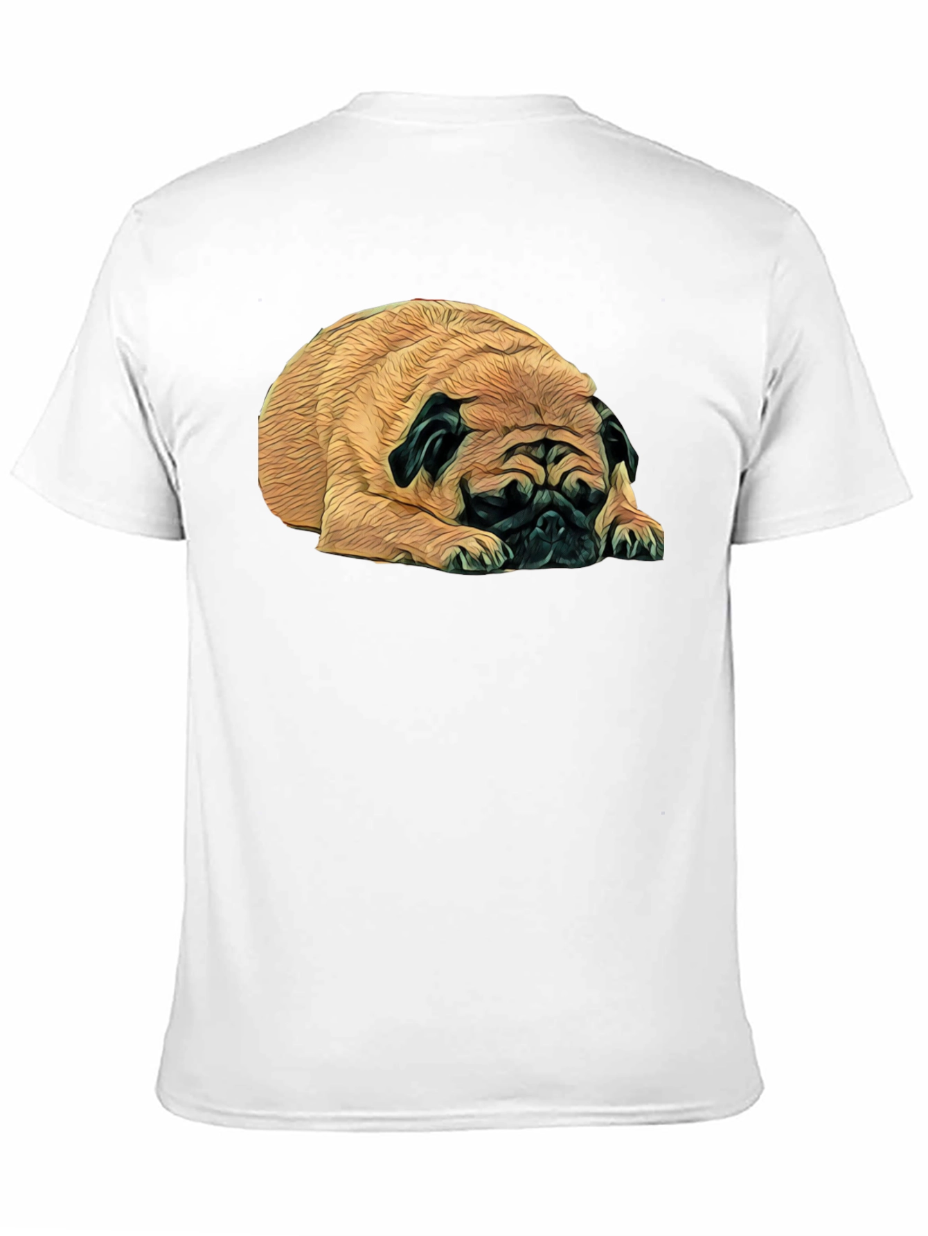 Pug Life Tee - Relaxed Dog Graphic Black T-Shirt