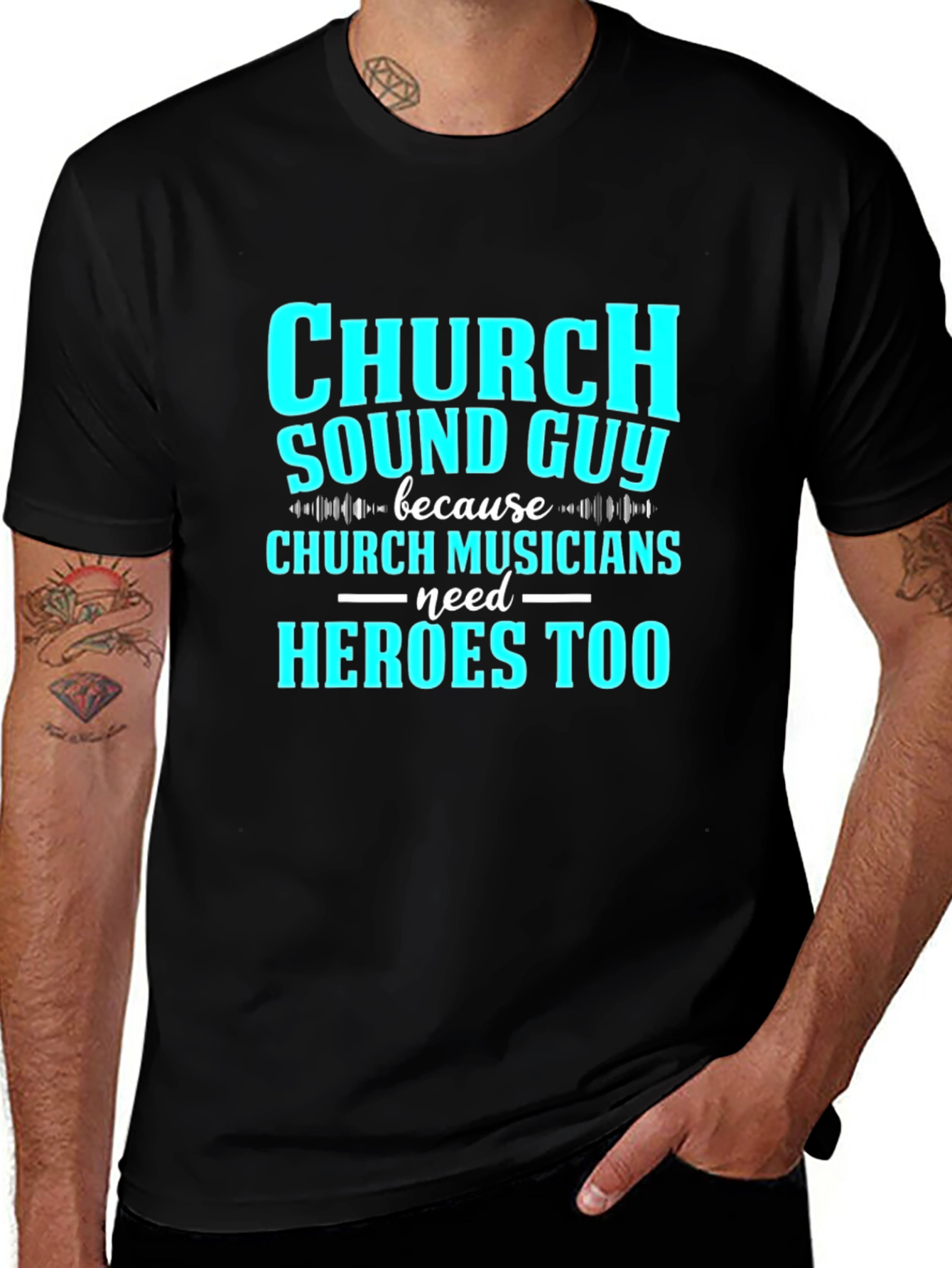 Church Sound Guy T-Shirt - Musician Hero Tee