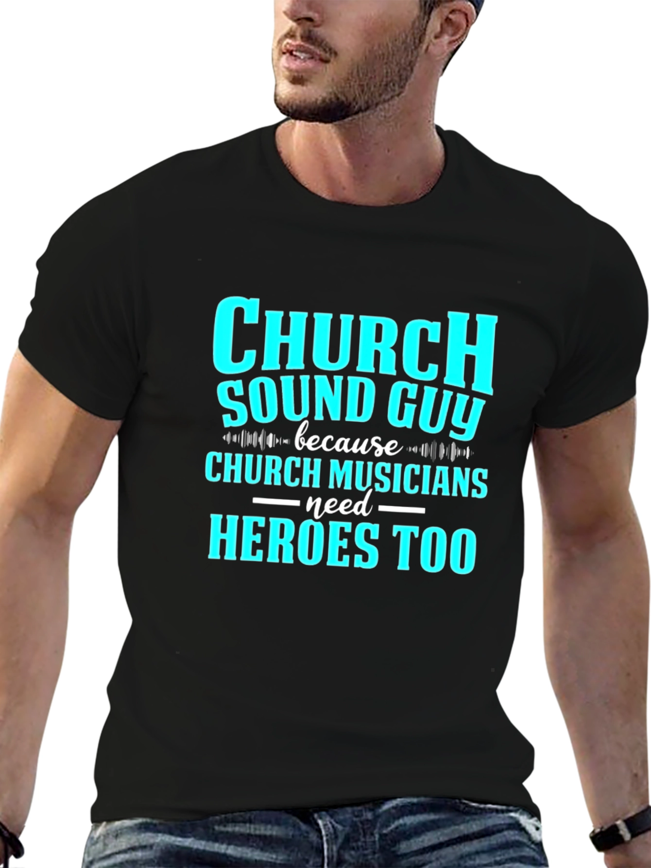 Church Sound Guy T-Shirt - Musician Hero Tee