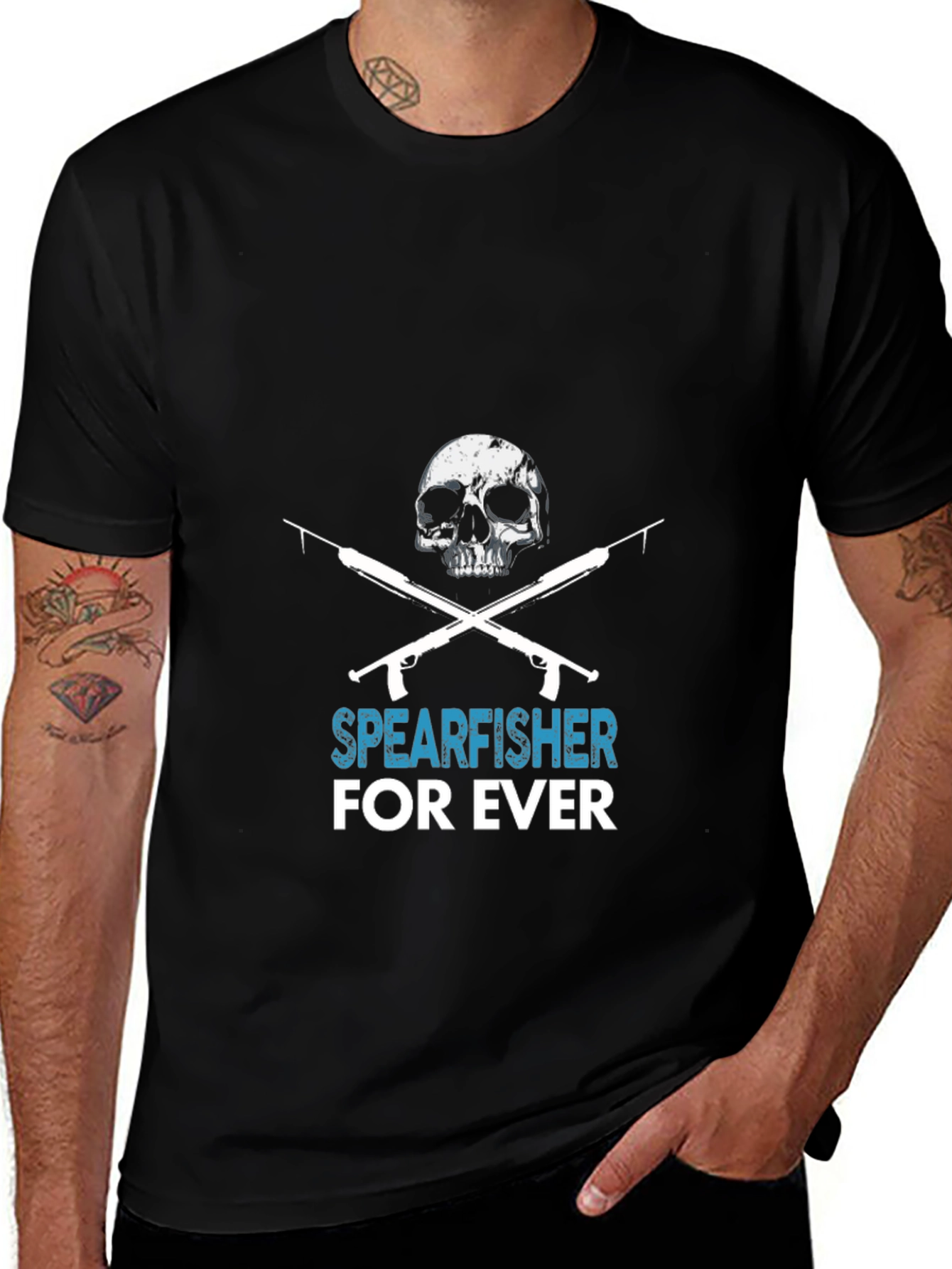 Spearfisher Forever Graphic Tee - Black