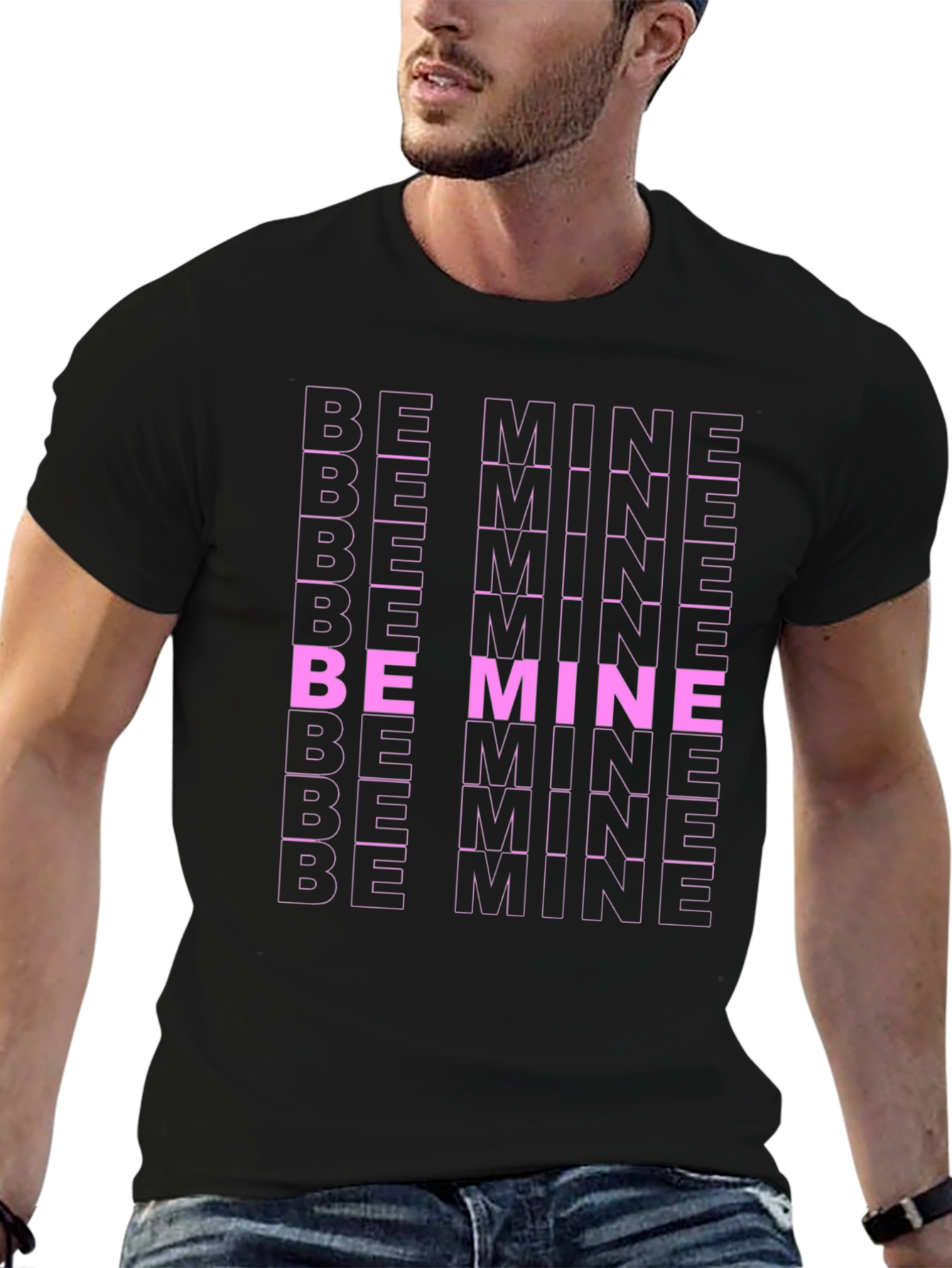 Be Mine Graphic T-Shirt - Bold Valentines Day Tee