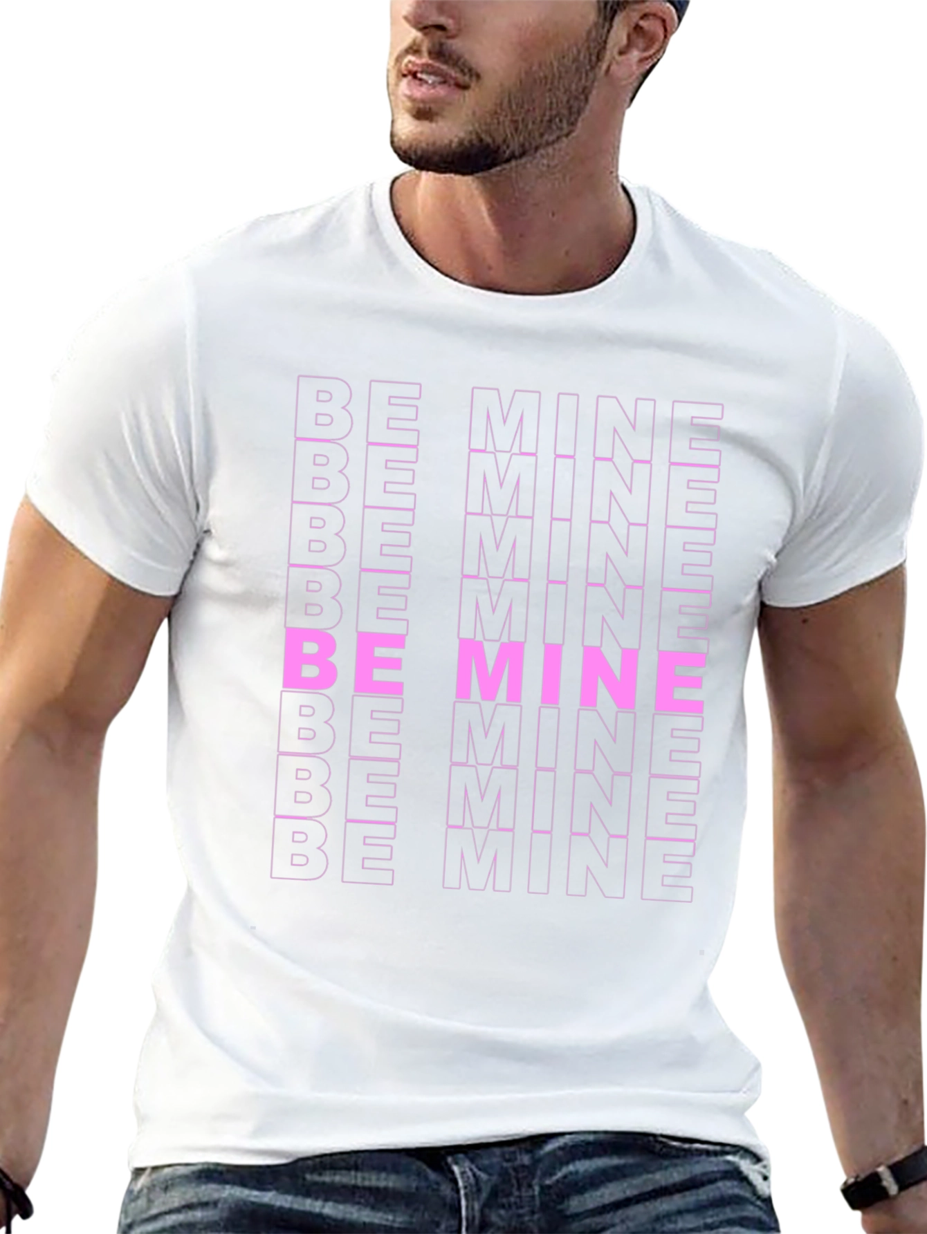 Be Mine Graphic T-Shirt - Bold Valentines Day Tee