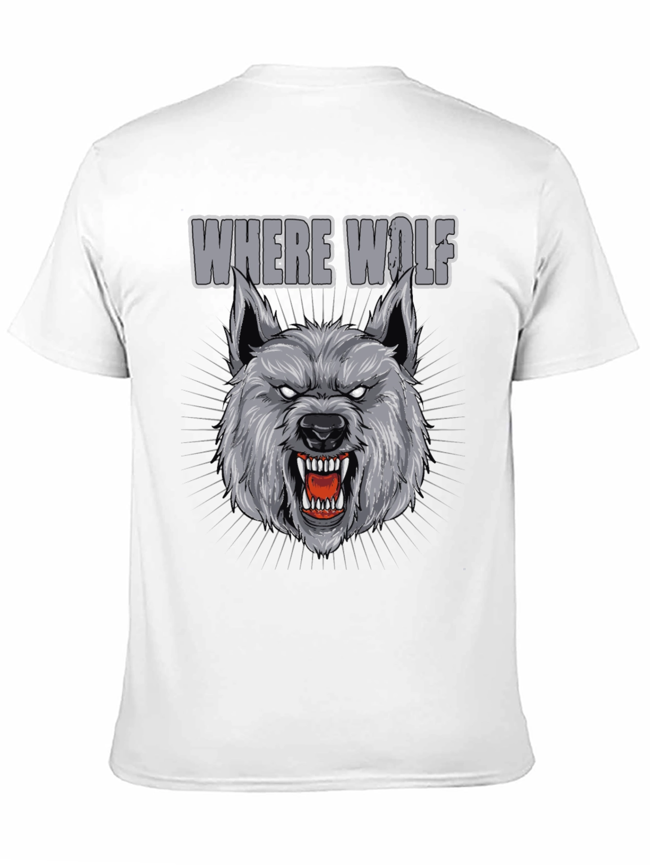Where Wolf Graphic Tee - Black Cotton Shirt