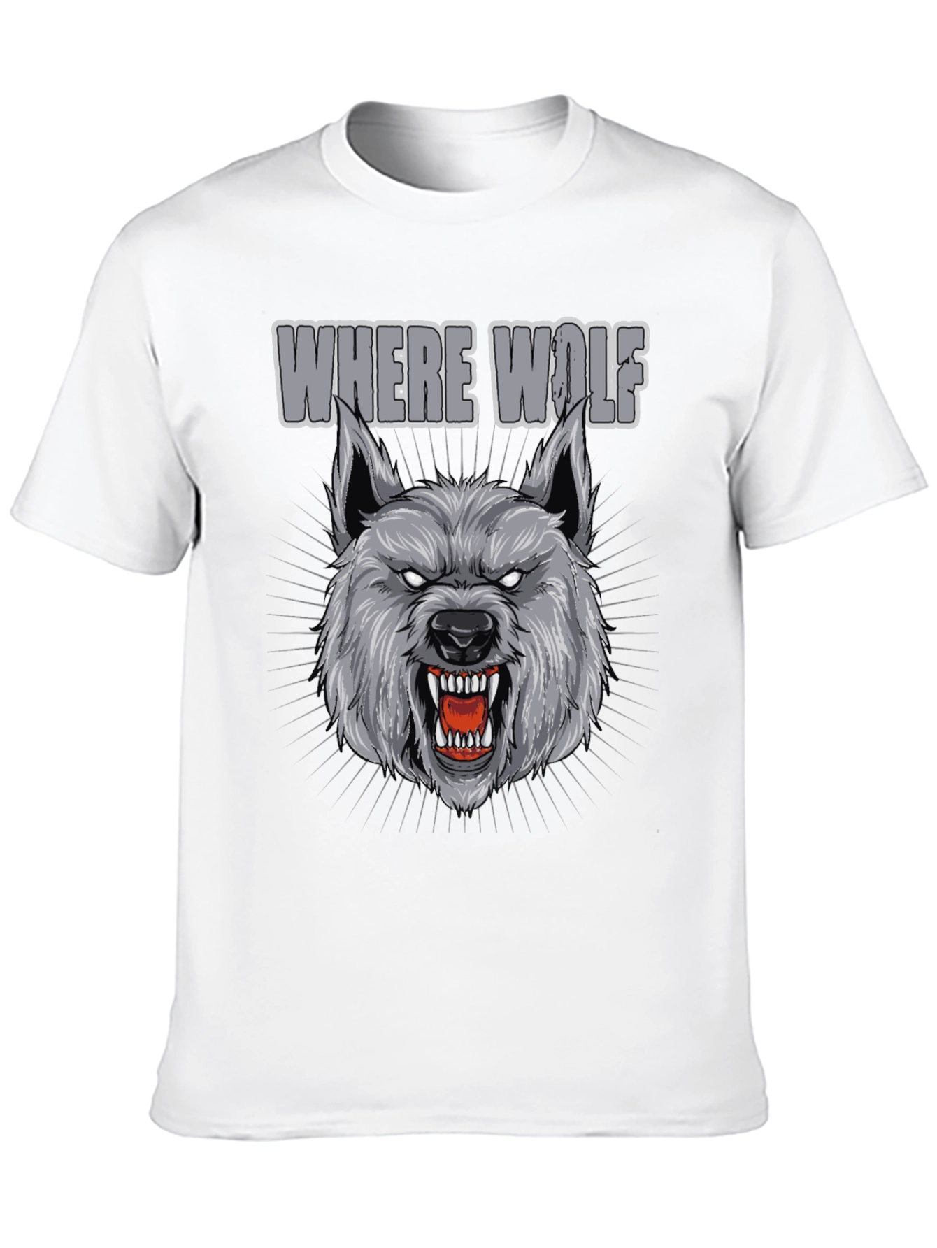 Where Wolf Graphic Tee - Black Cotton Shirt