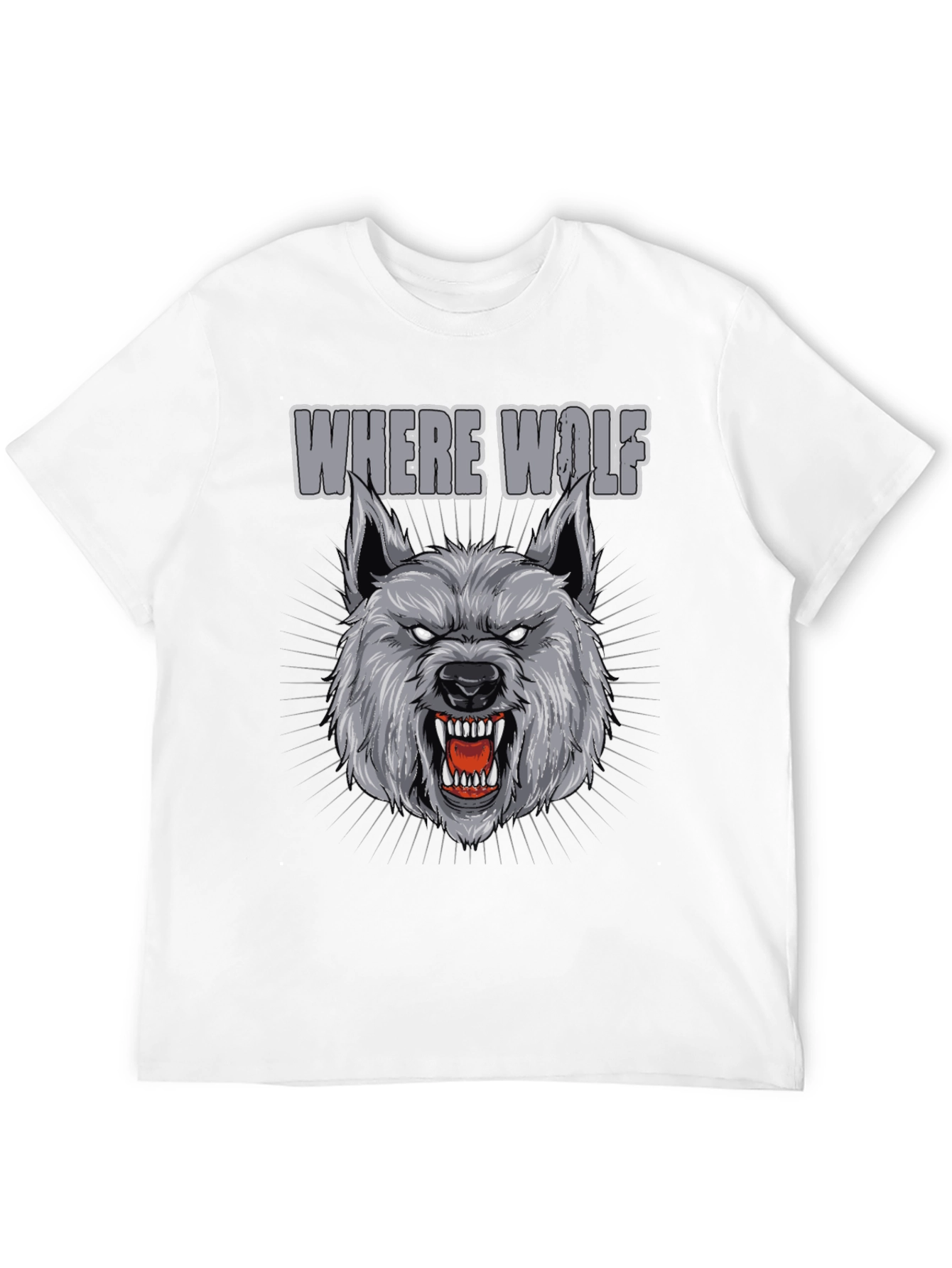 Where Wolf Graphic Tee - Black Cotton Shirt