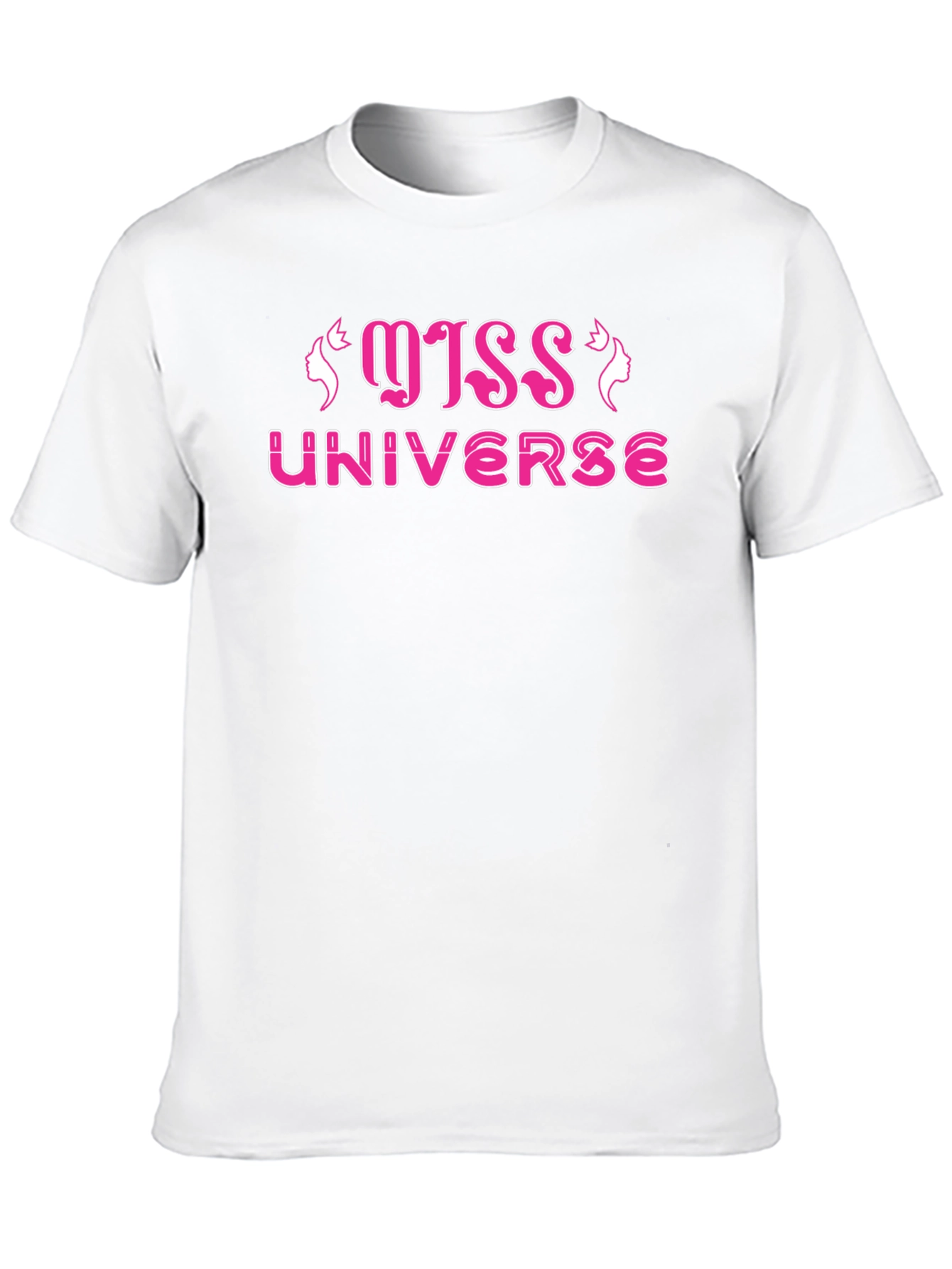 Miss Universe T-Shirt - Stylish Pink Design