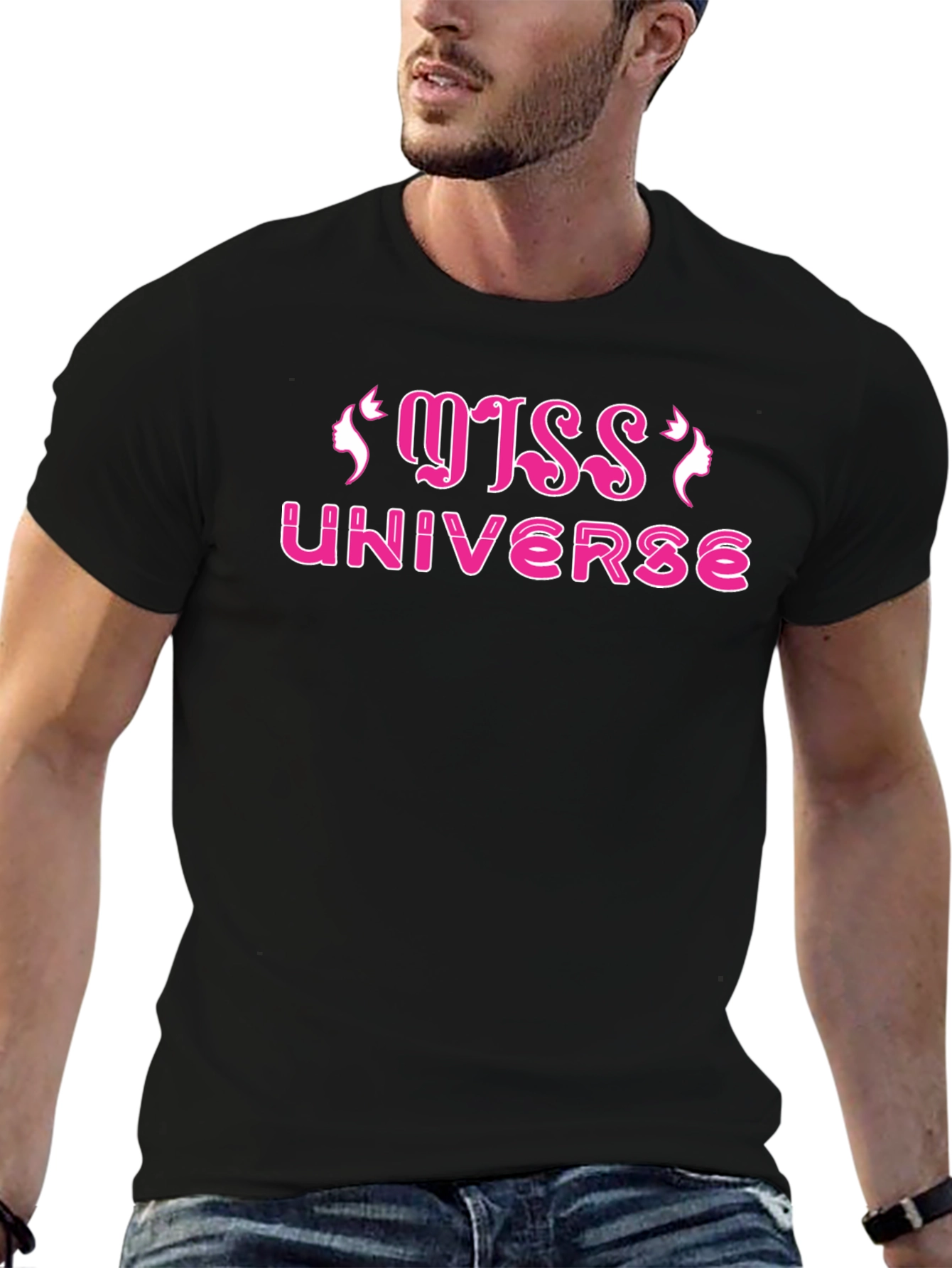 Miss Universe T-Shirt - Stylish Pink Design