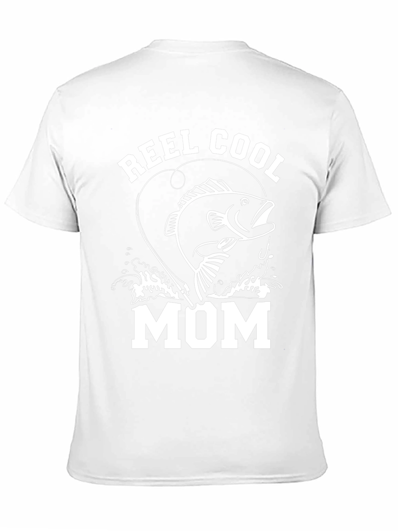 Reel Cool Mom Graphic Tee - Fishing Lover Gift